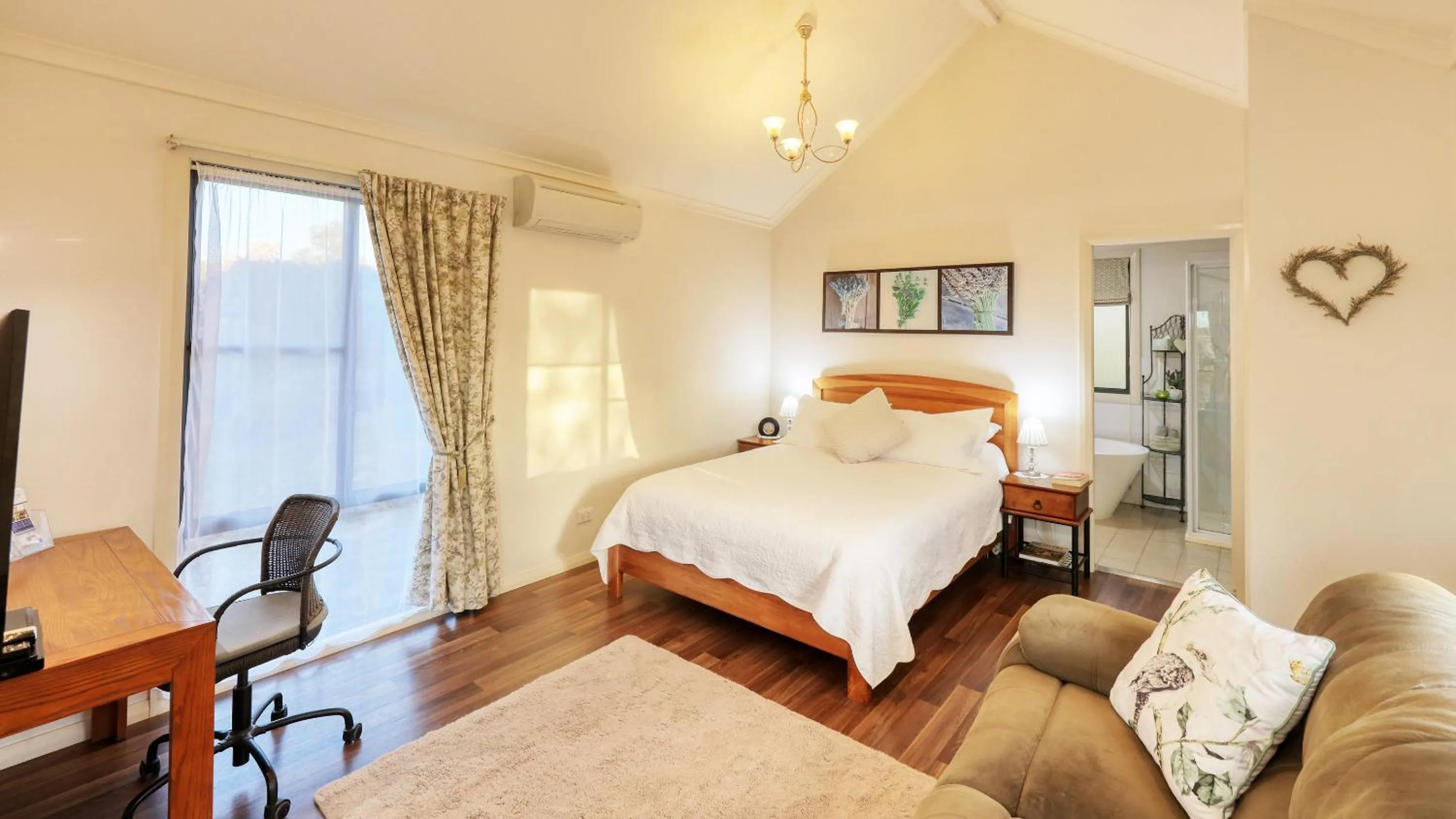 Bed in Grace Cottages