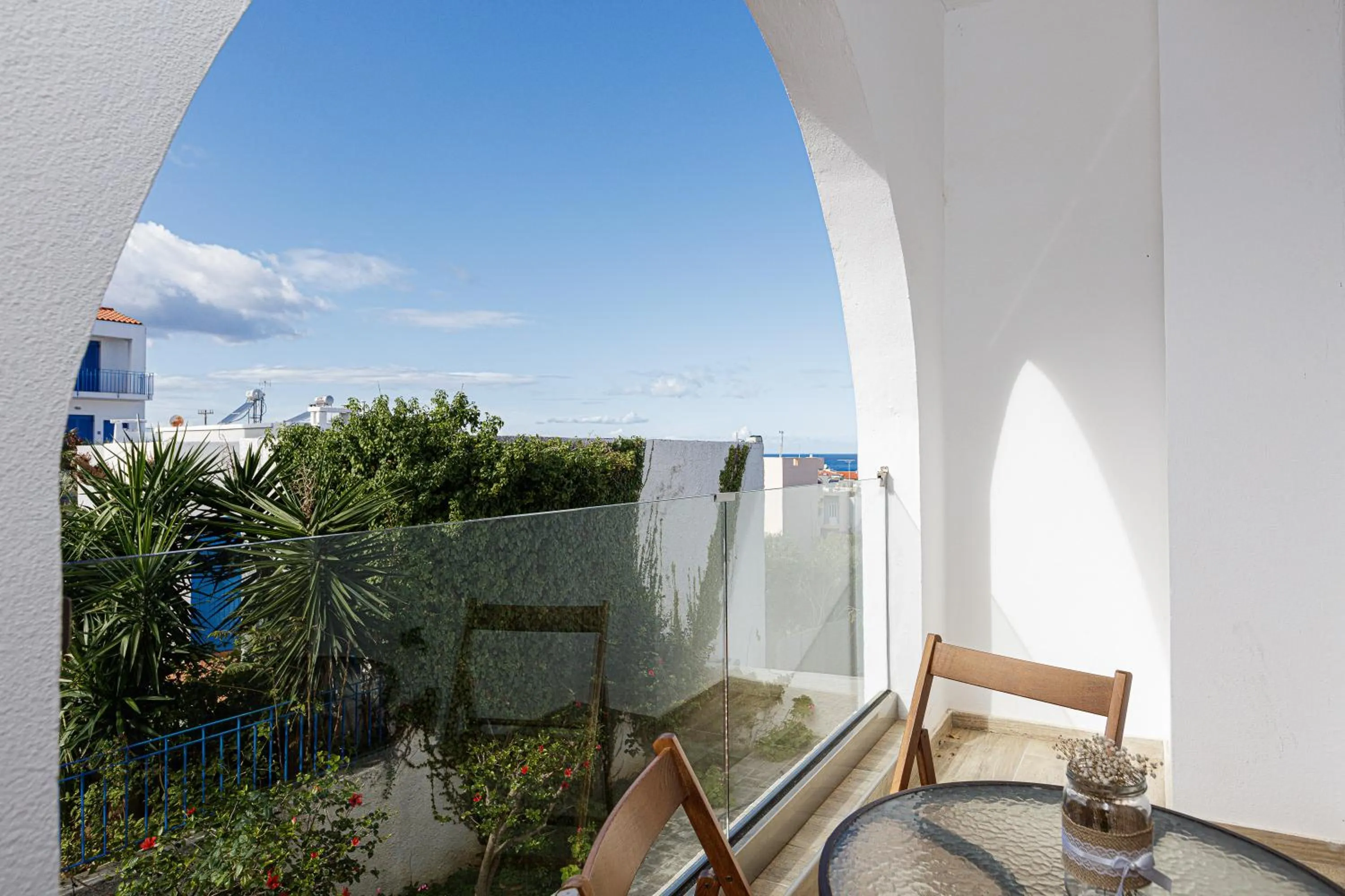 Balcony/Terrace in Kasteli Studios & Apartments