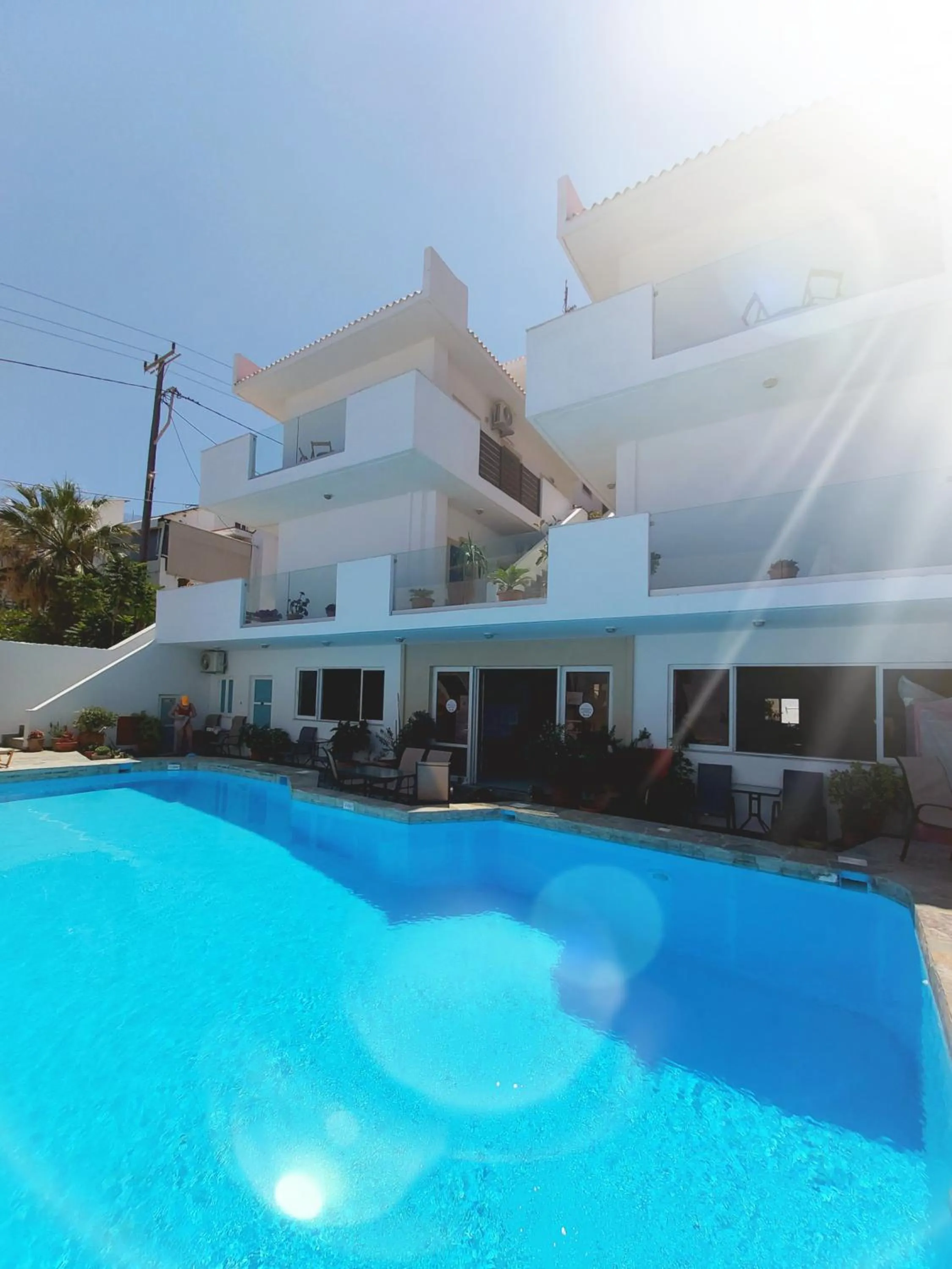 Swimming pool in Kasteli Studios & Apartments