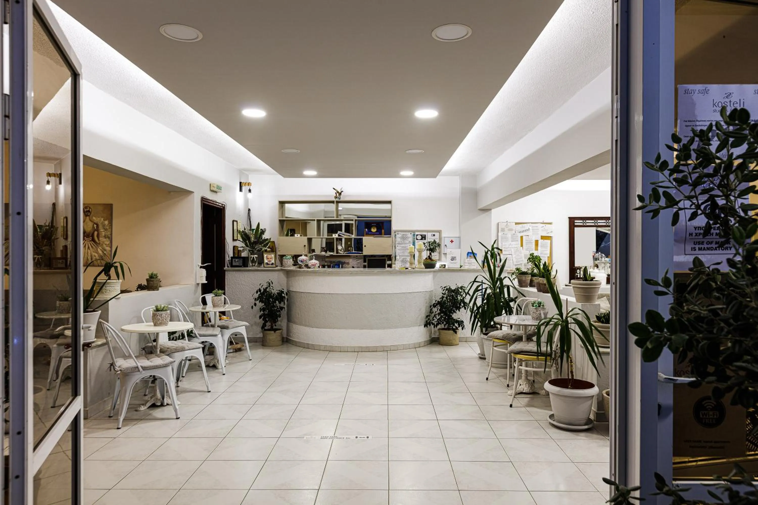 Lobby or reception in Kasteli Studios & Apartments