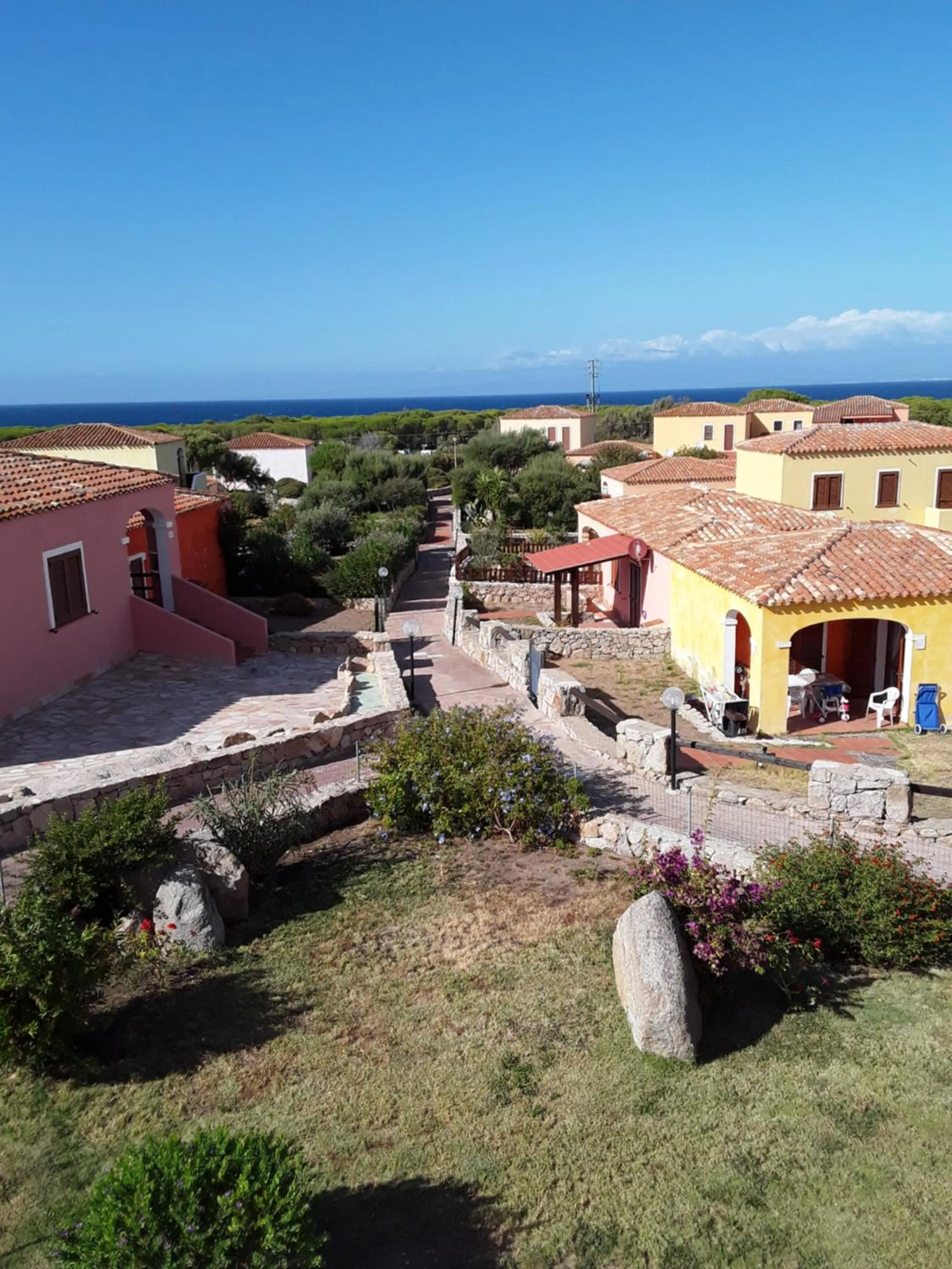 Garden view in Sardinia Beach Apartments
