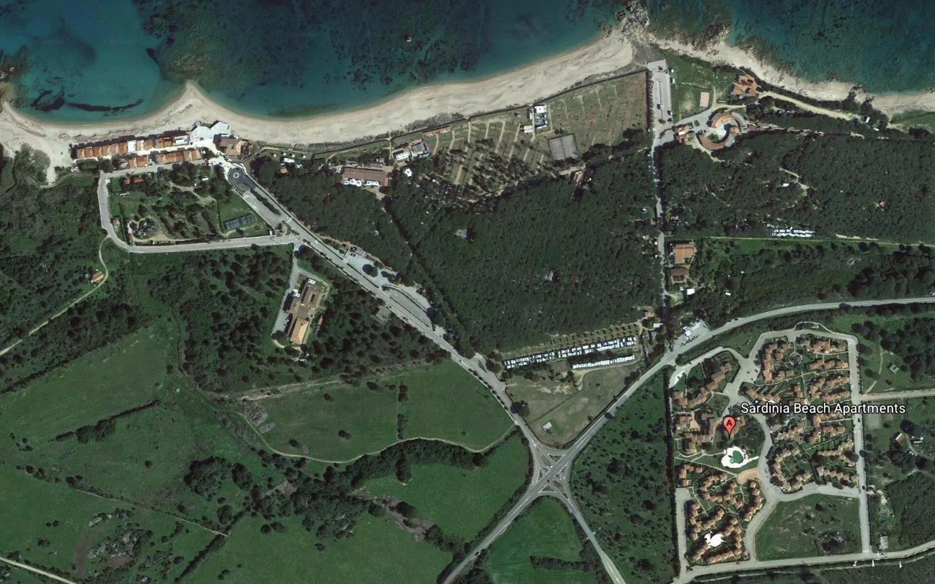 Facade/entrance in Sardinia Beach Apartments
