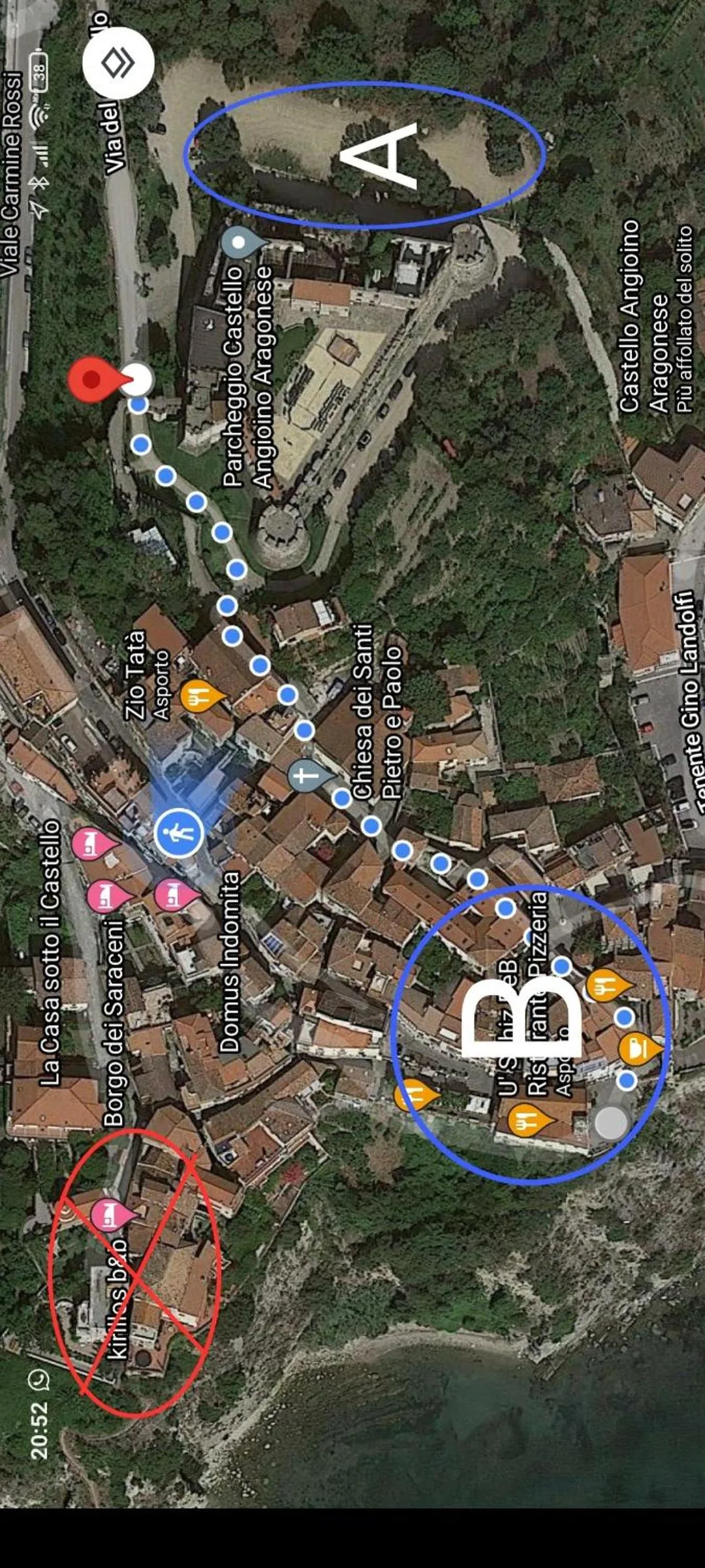 Text overlay in Kirillos IN CILENTO