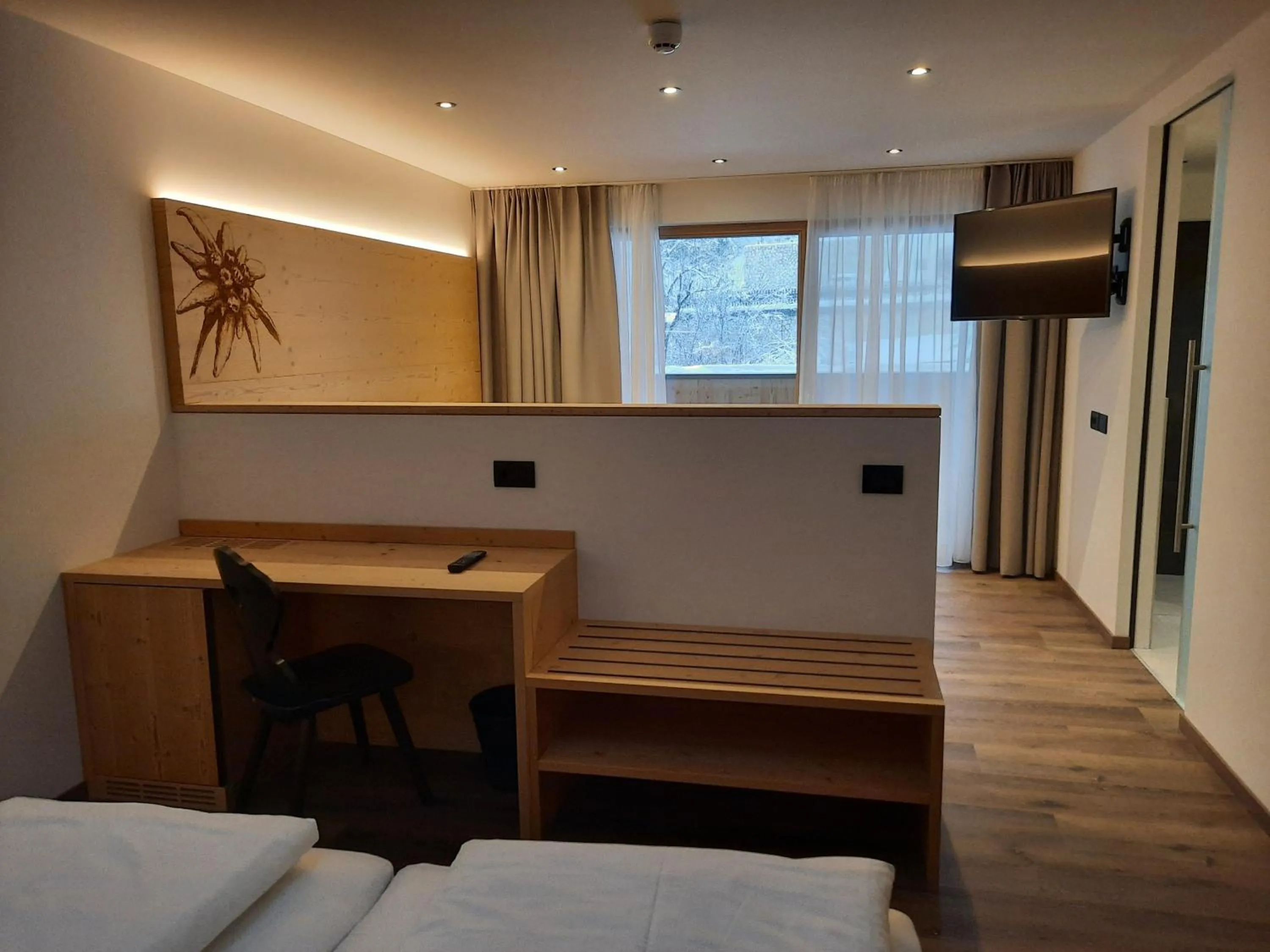 Living room, Bed in Hotel Gran Pre