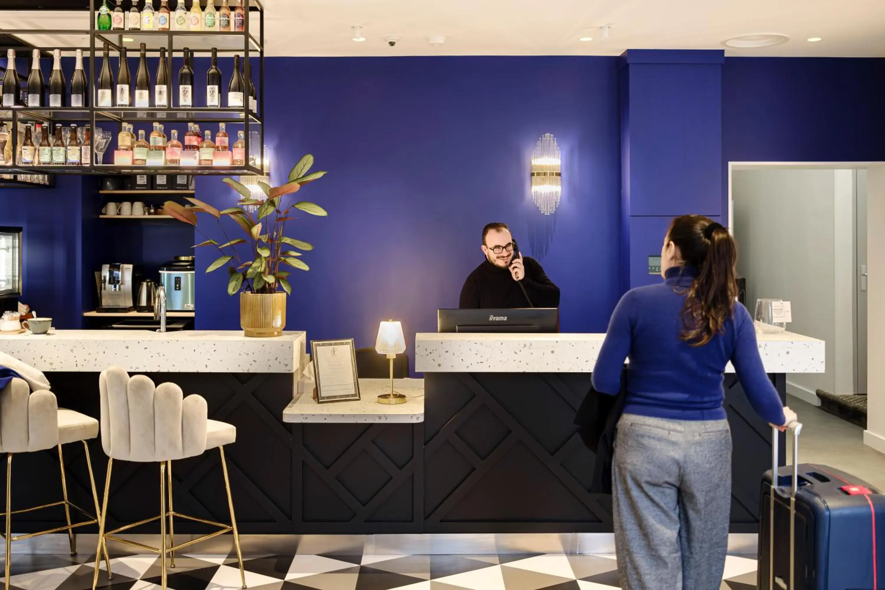 Lobby or reception in Hôtel du Parc Thionville Centre Lobby or reception in Hôtel du Parc Thionville Centre