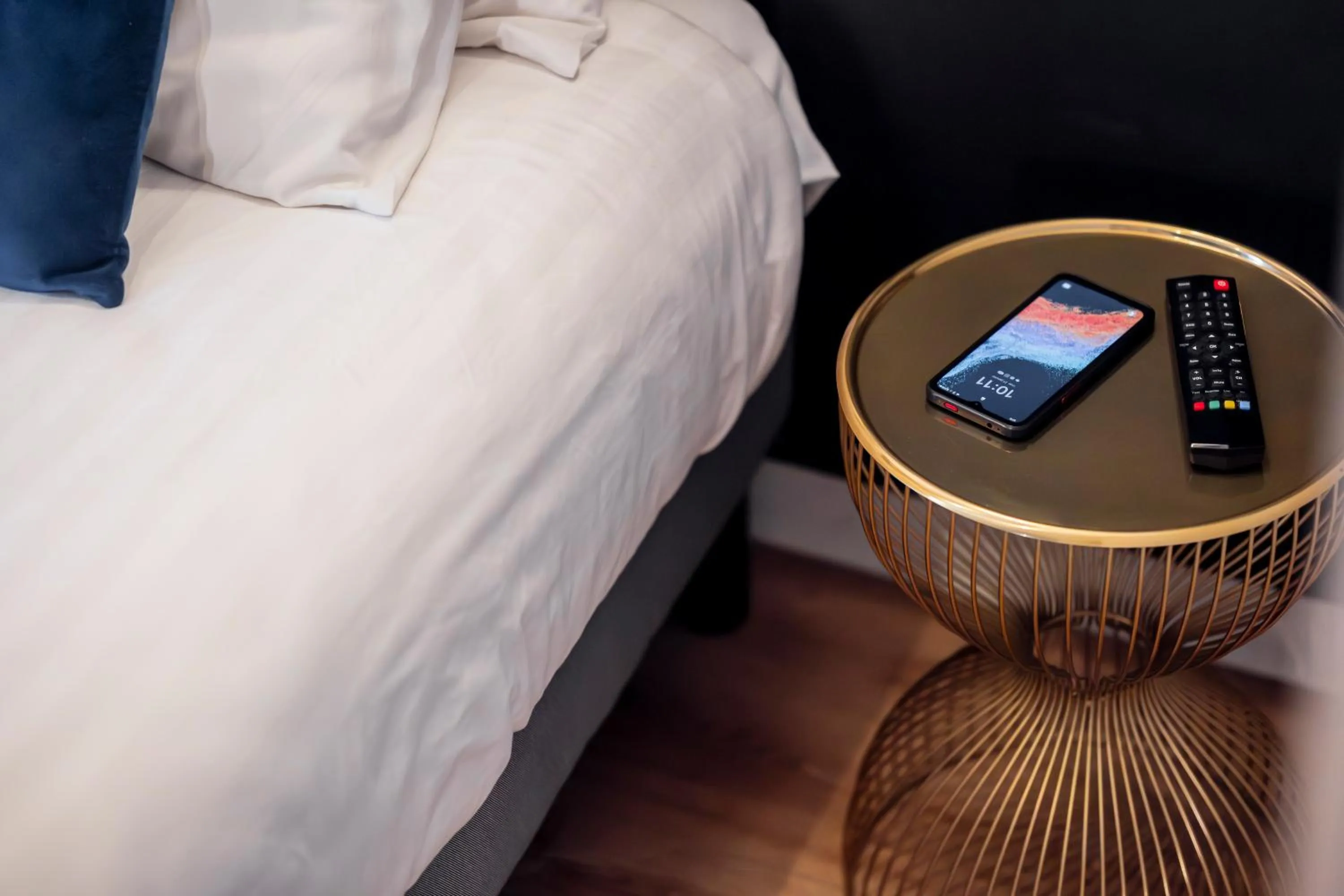 Decorative detail, Bed in Hôtel du Parc Thionville Centre