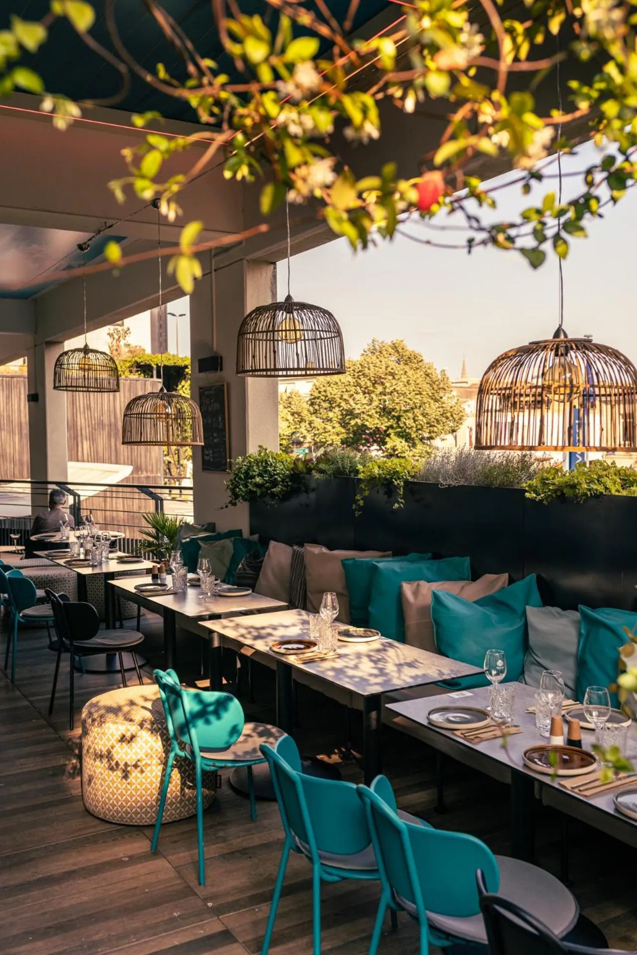 Patio in Novotel Bordeaux Centre Ville