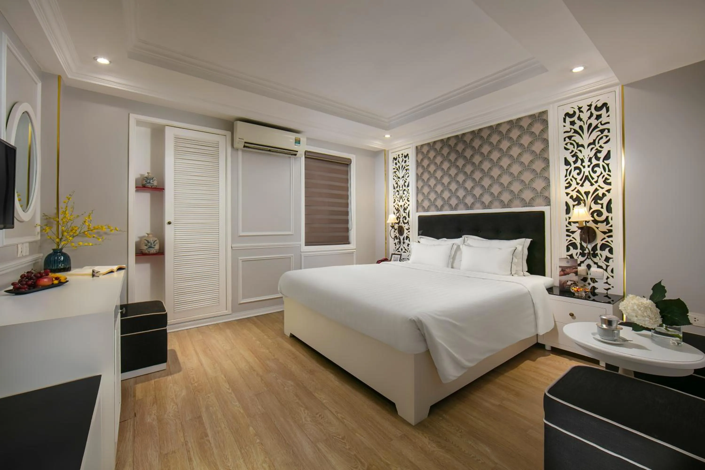 Property building, Bed in Lavender Central Hotel & Spa Hanoi