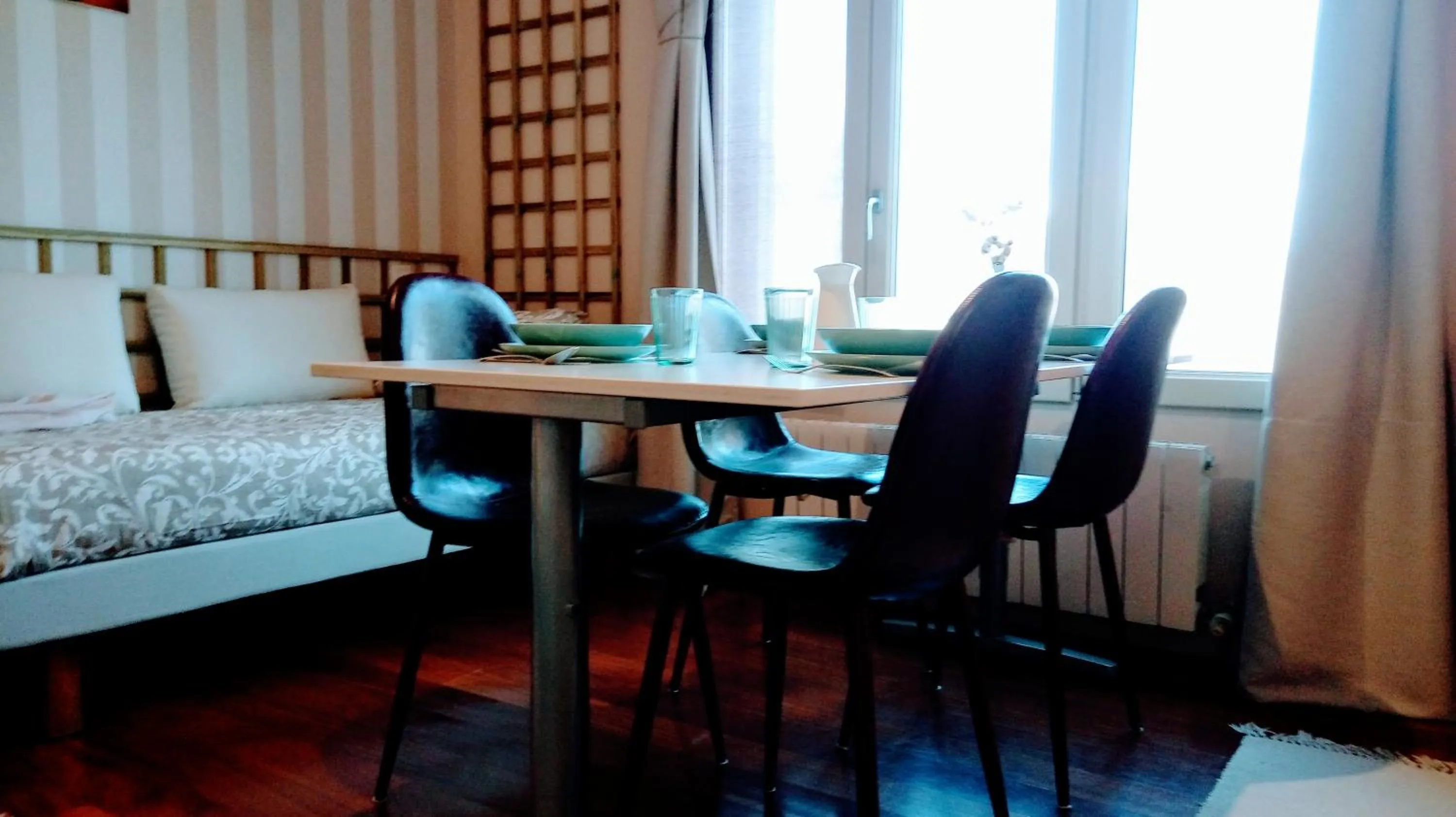 Decorative detail, Bed in Hotel Santa Coloma del Camino