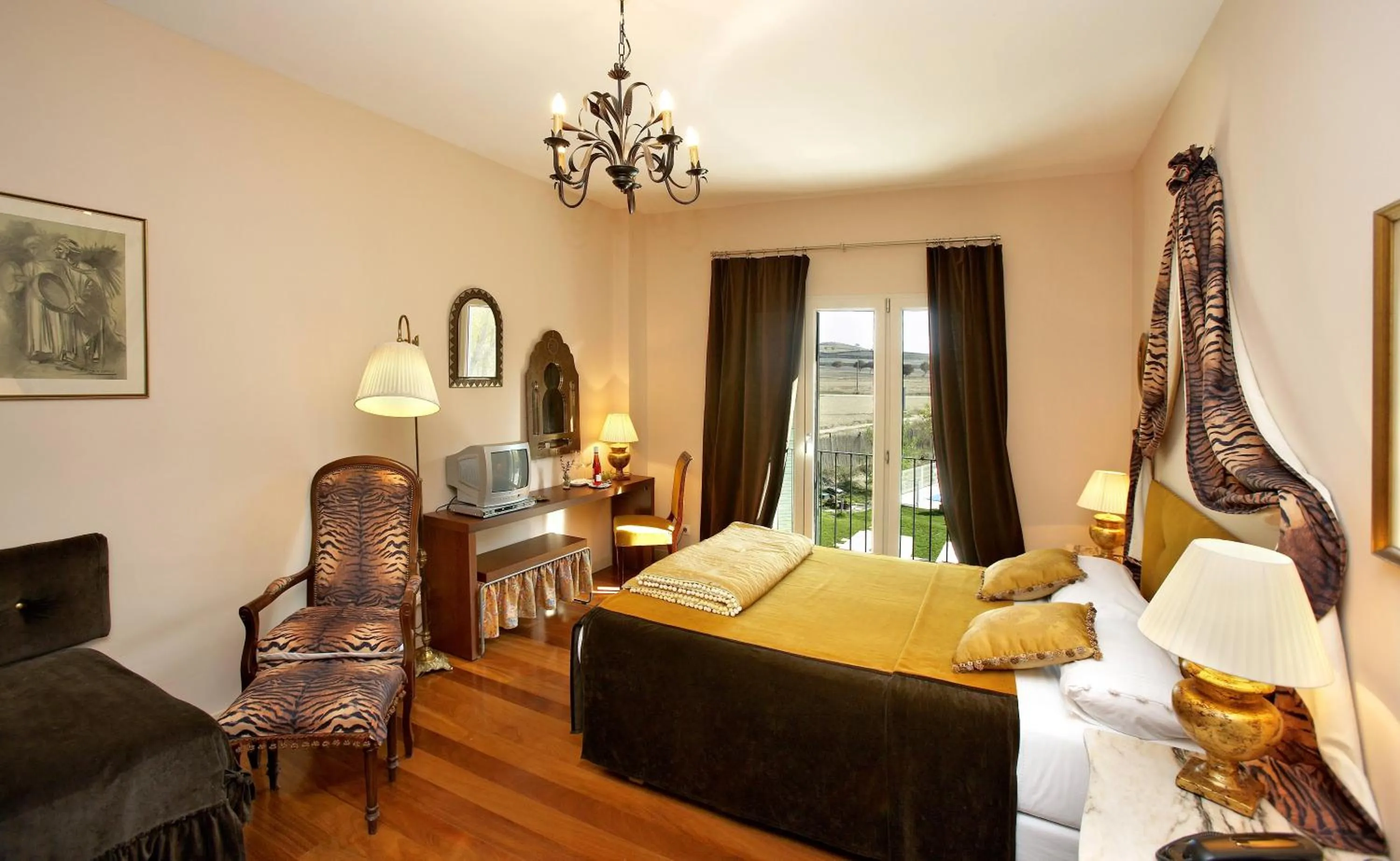 Photo of the whole room, Bed in Hotel Santa Coloma del Camino