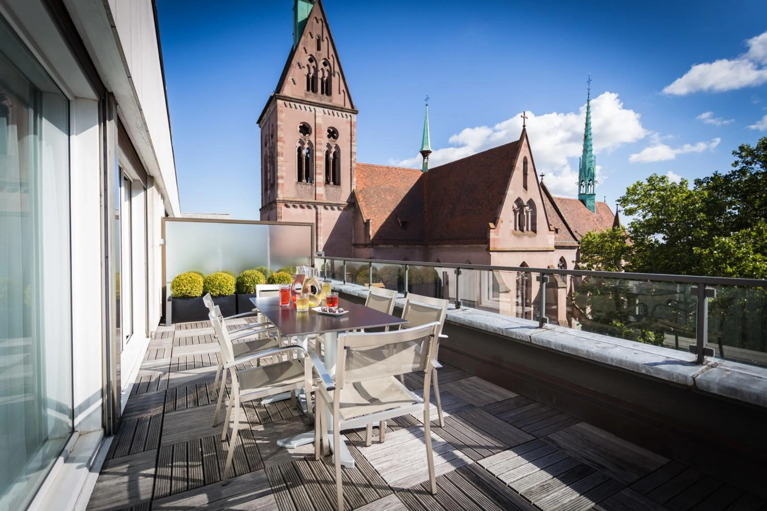Patio in Sofitel Strasbourg Grande Ile