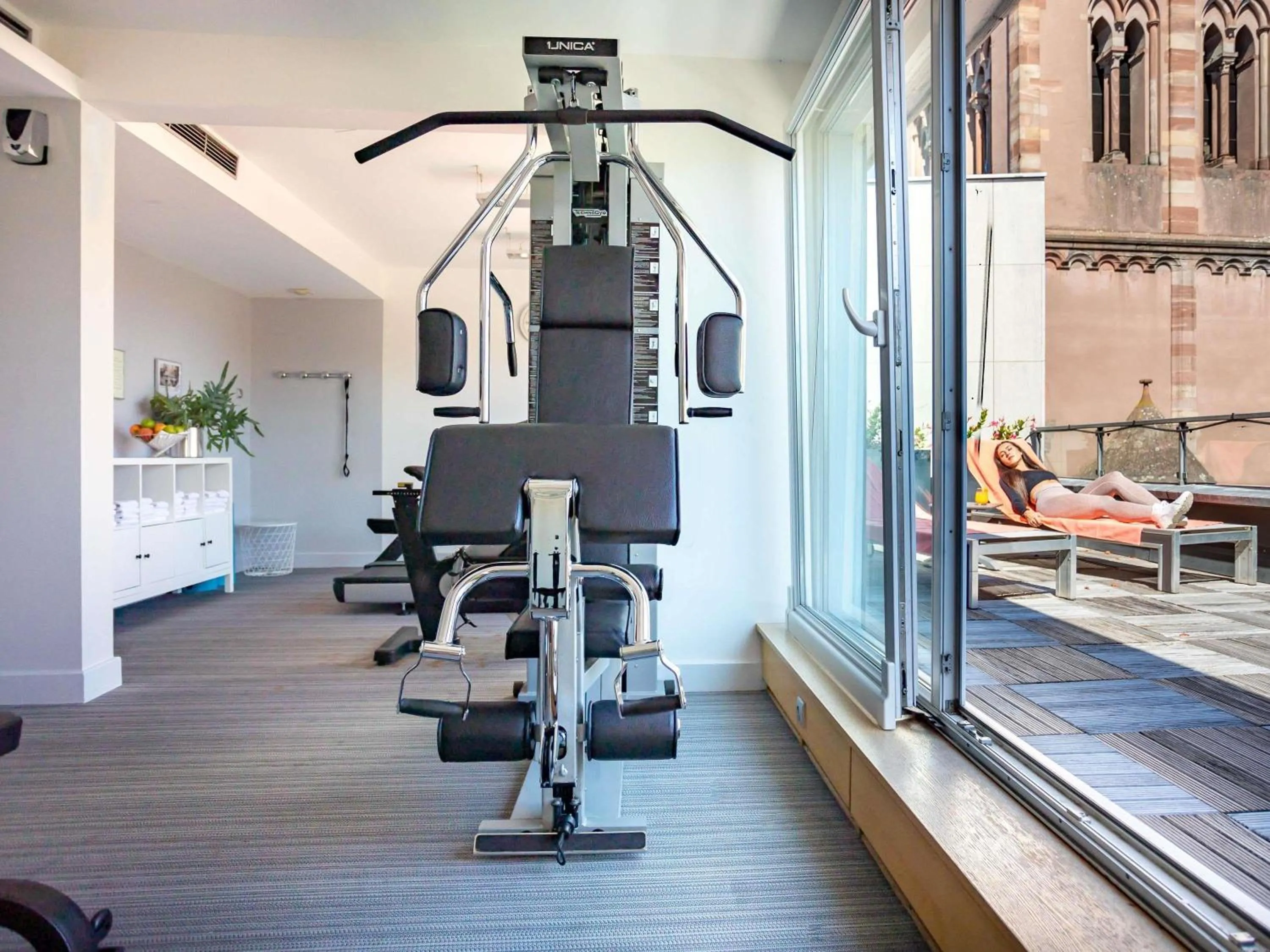 Fitness centre/facilities in Sofitel Strasbourg Grande Ile