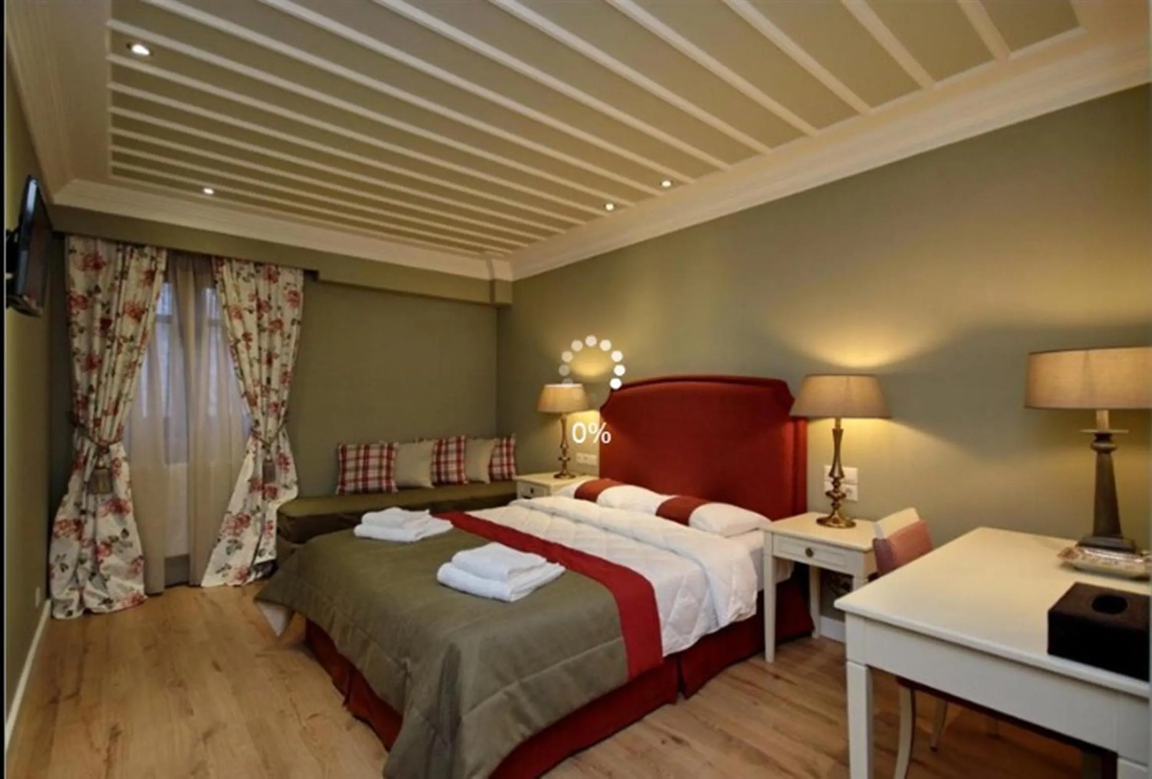 Bed in Nerida Boutique Hotel