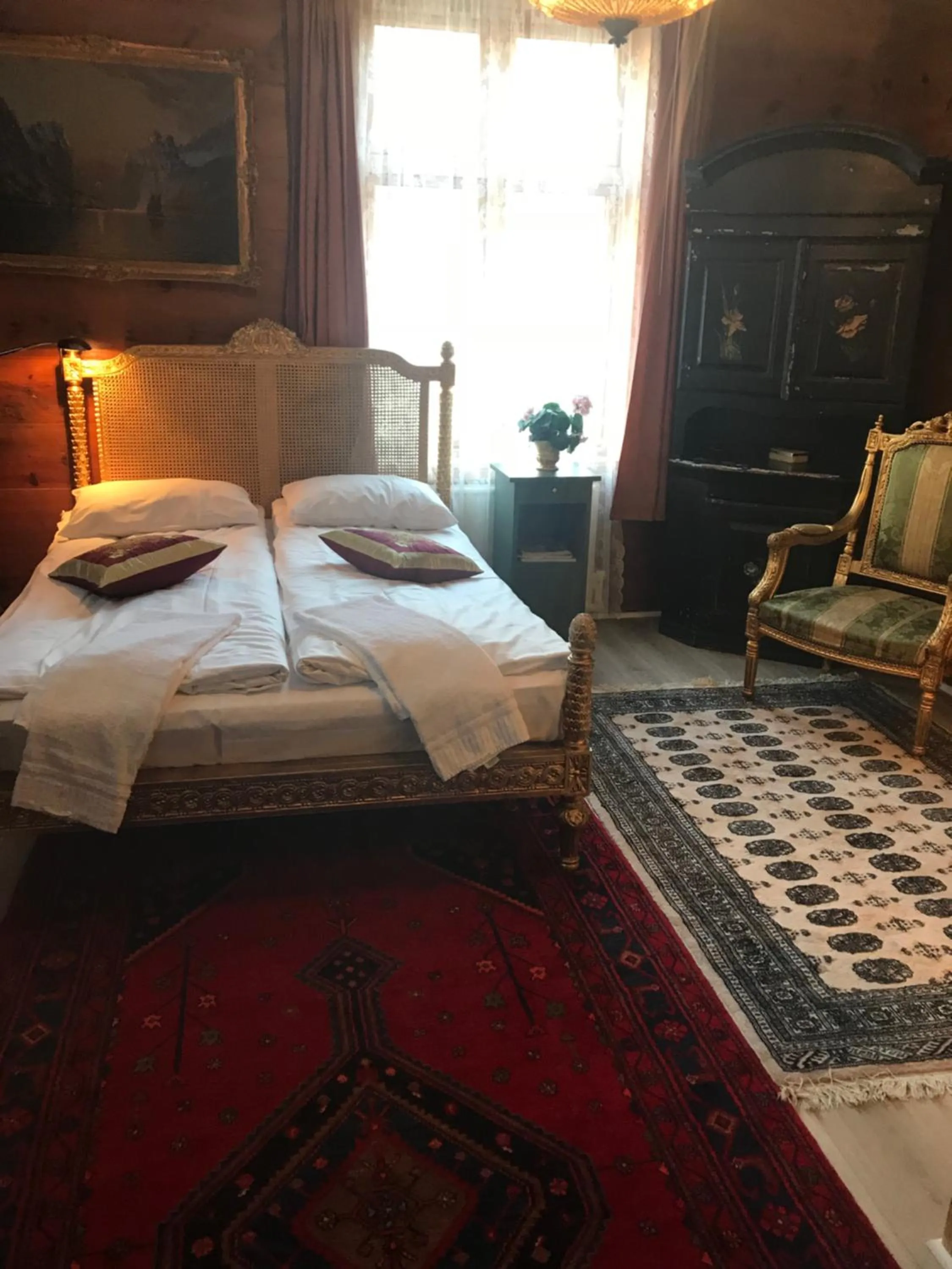 Bed in Eidfjord Gjestgiveri