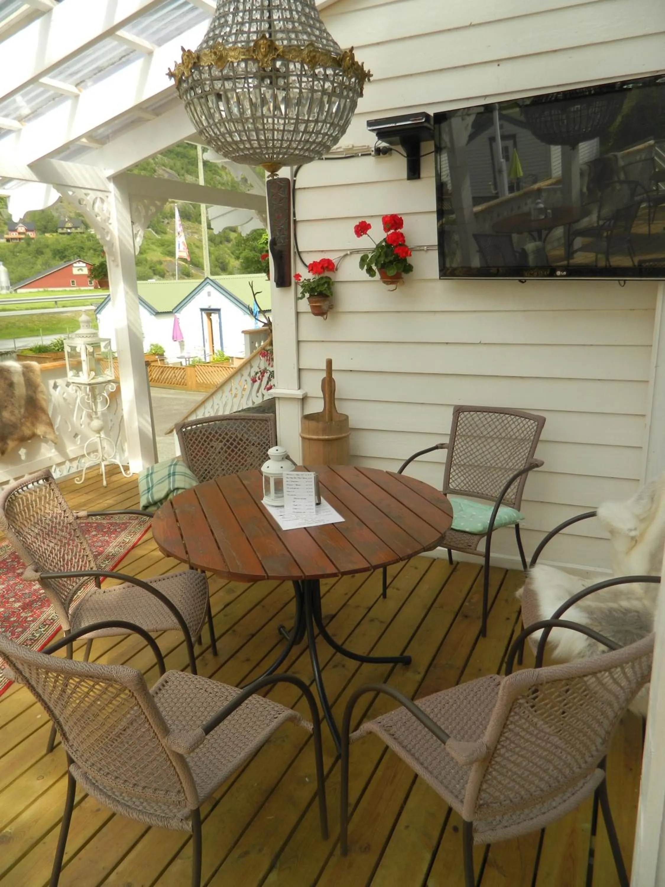 Balcony/Terrace in Eidfjord Gjestgiveri