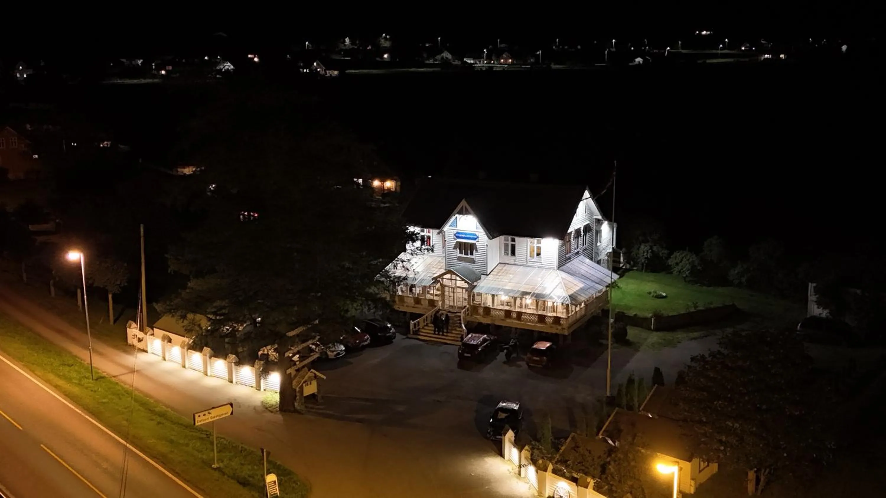 Bird's eye view in Eidfjord Gjestgiveri