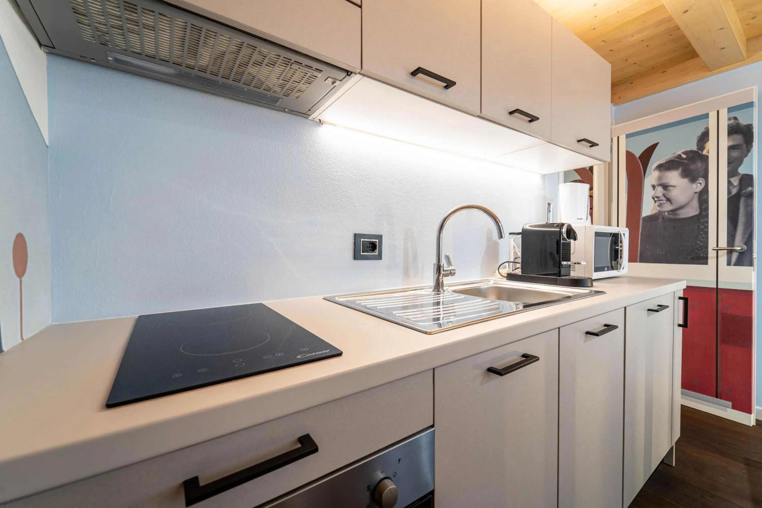 Kitchen or kitchenette in B&B Nonna Costantina