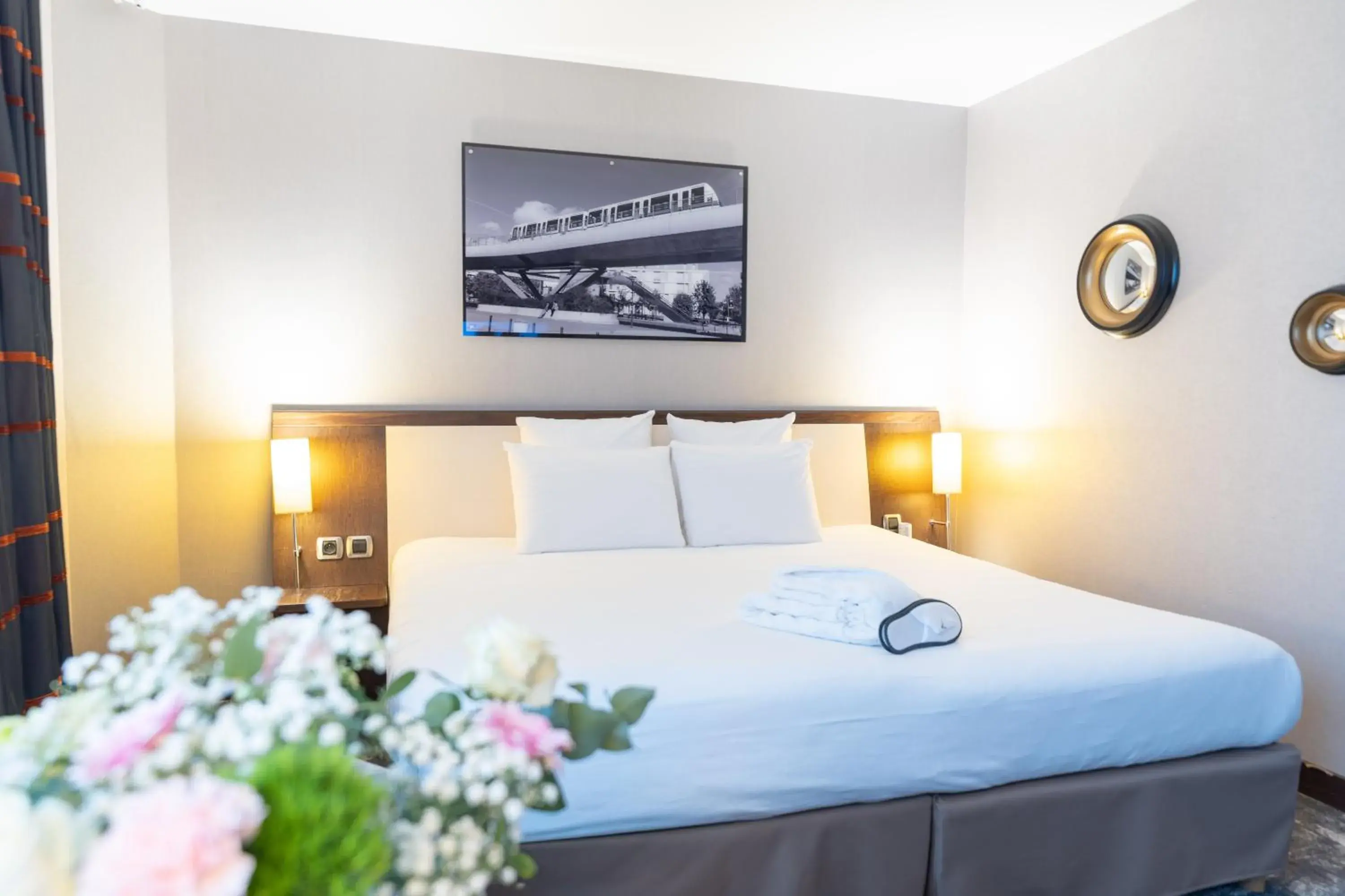 Bed in Hotel Mercure Rennes Cesson Bed in Hotel Mercure Rennes Cesson