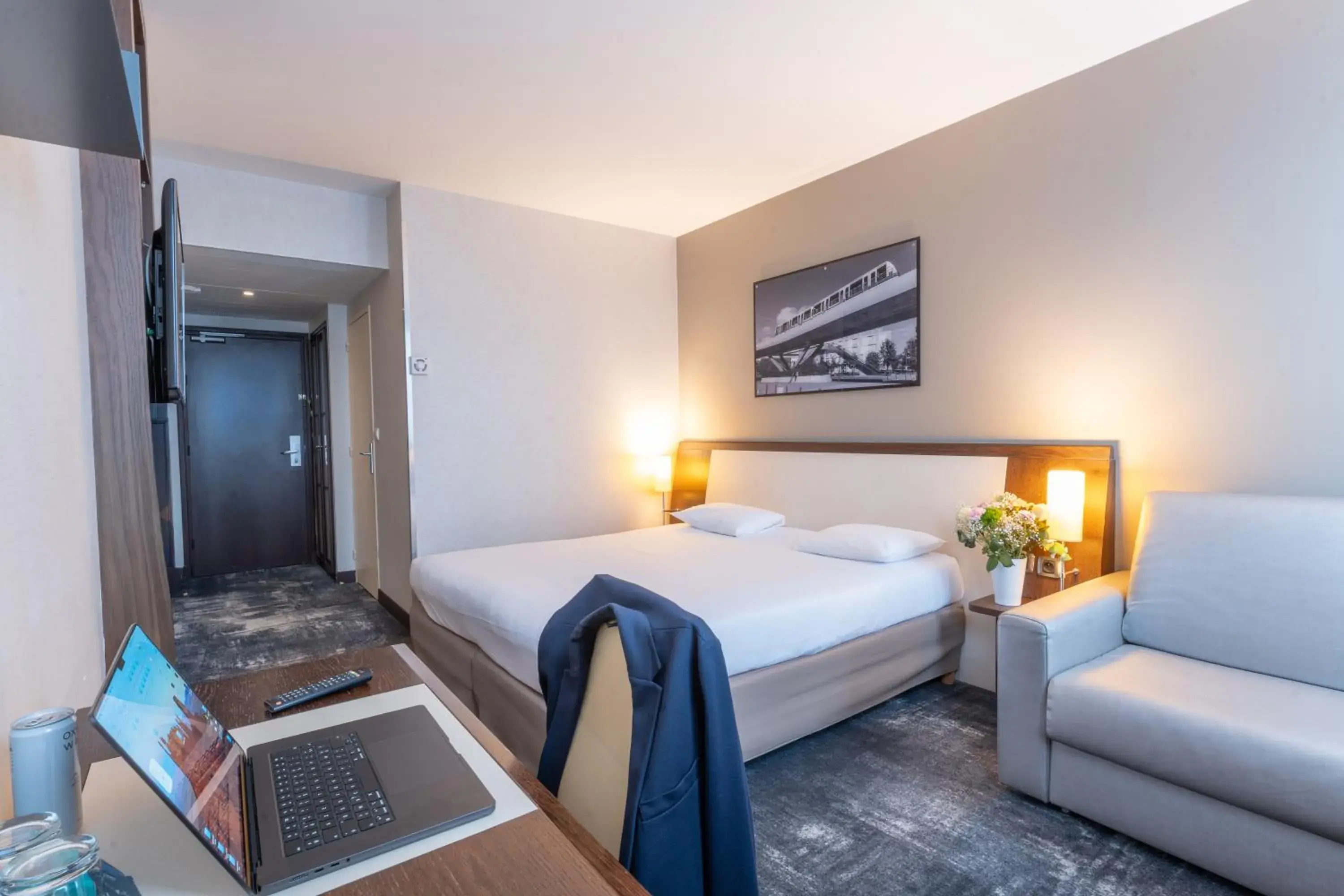 Bed in Hotel Mercure Rennes Cesson Bed in Hotel Mercure Rennes Cesson