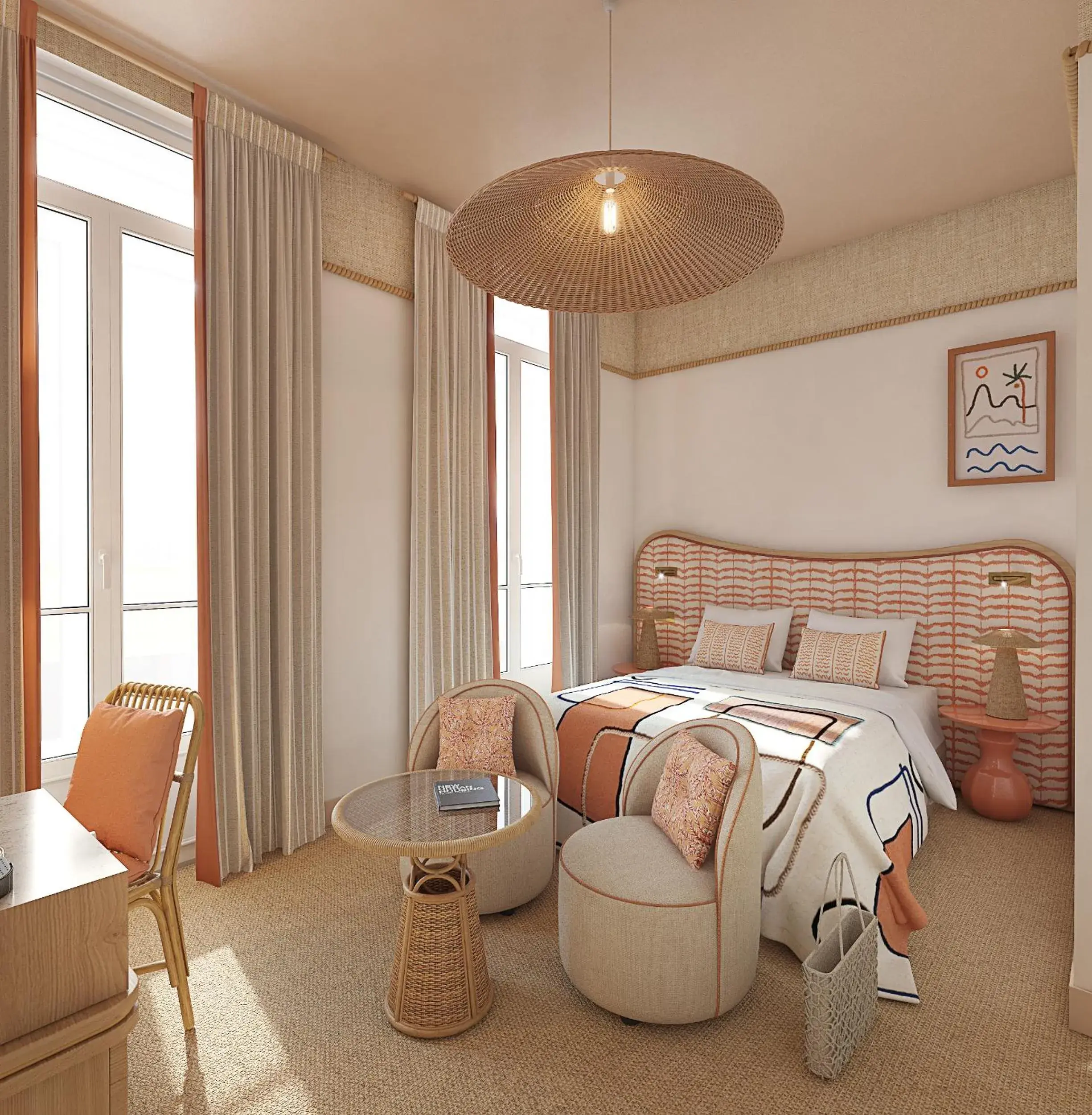 Bed in La Malmaison Nice Boutique Hôtel Bed in La Malmaison Nice Boutique Hôtel