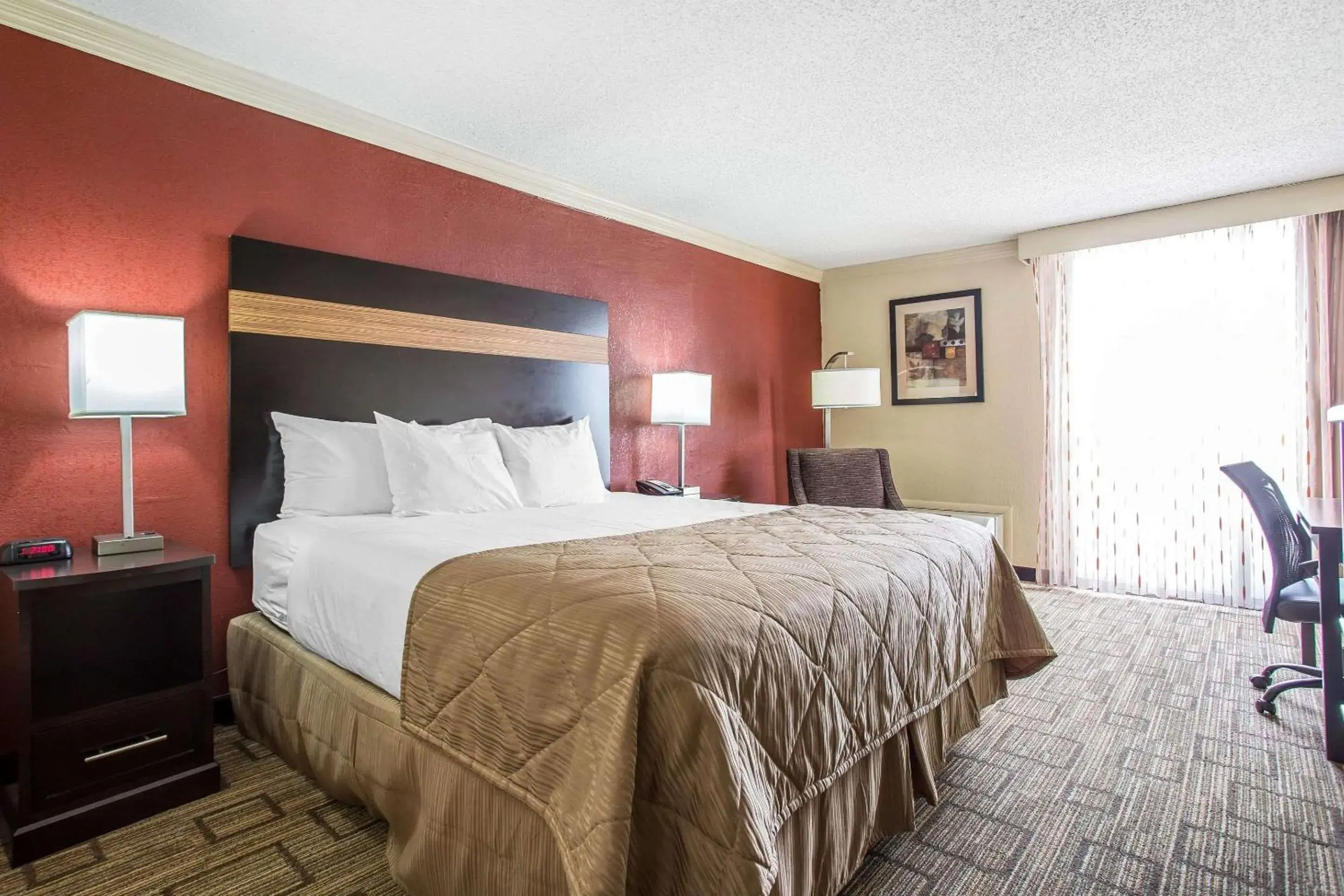 Photo of the whole room, Bed in Clarion Hotel Fort Mill Near Amusement Park
