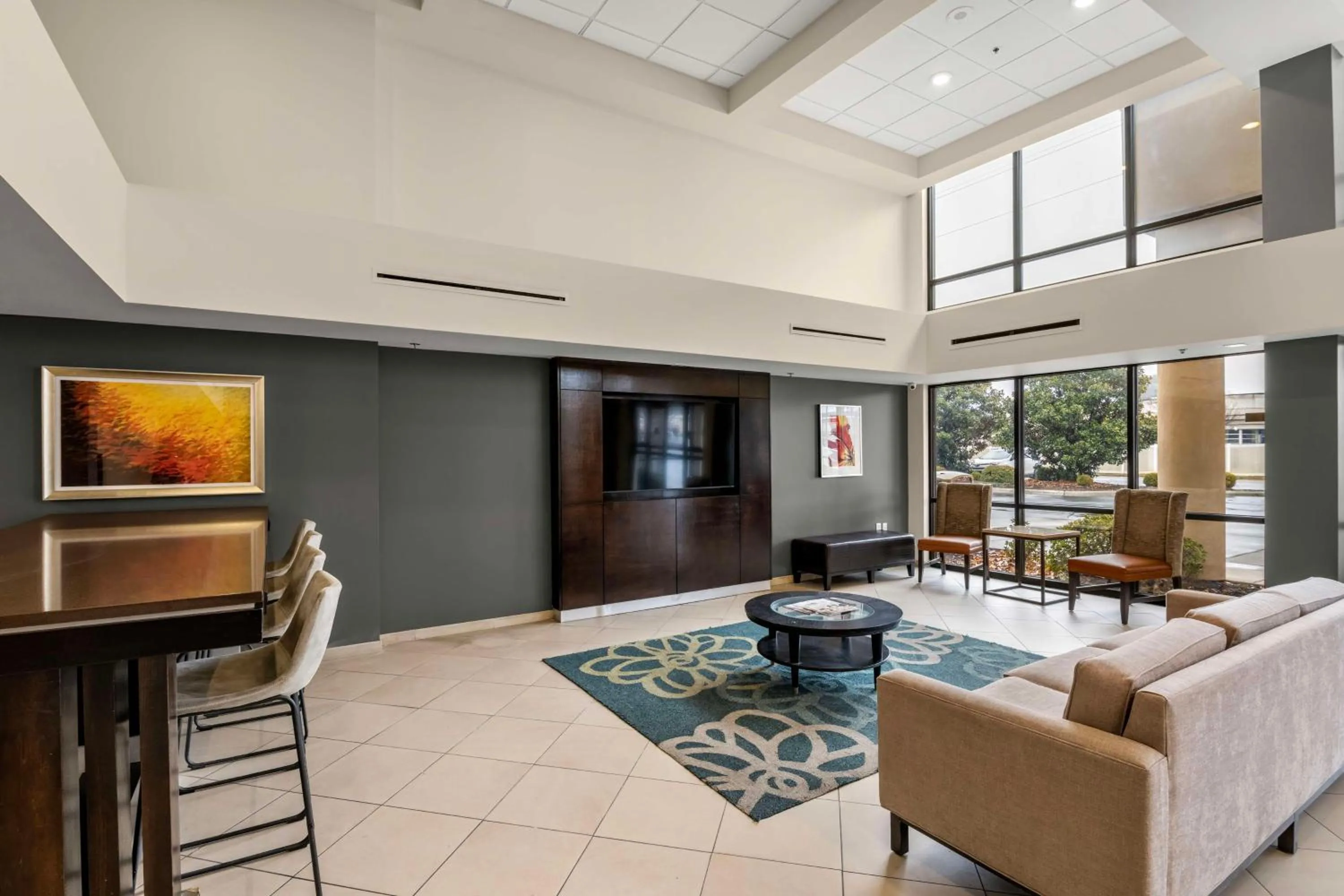 Lobby or reception in Red Lion Hotel Charlotte