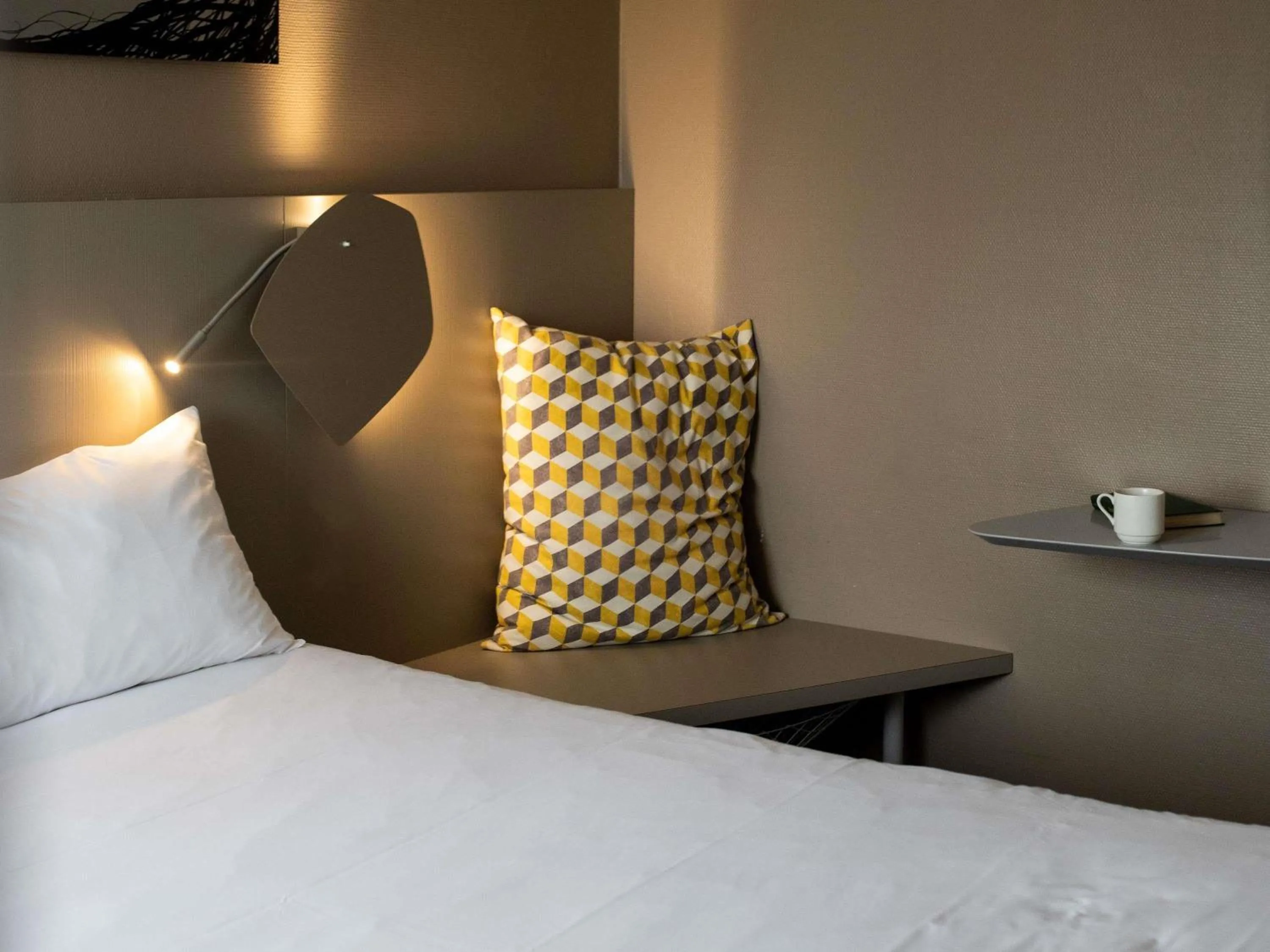 Bedroom, Bed in ibis Styles Paris Bercy