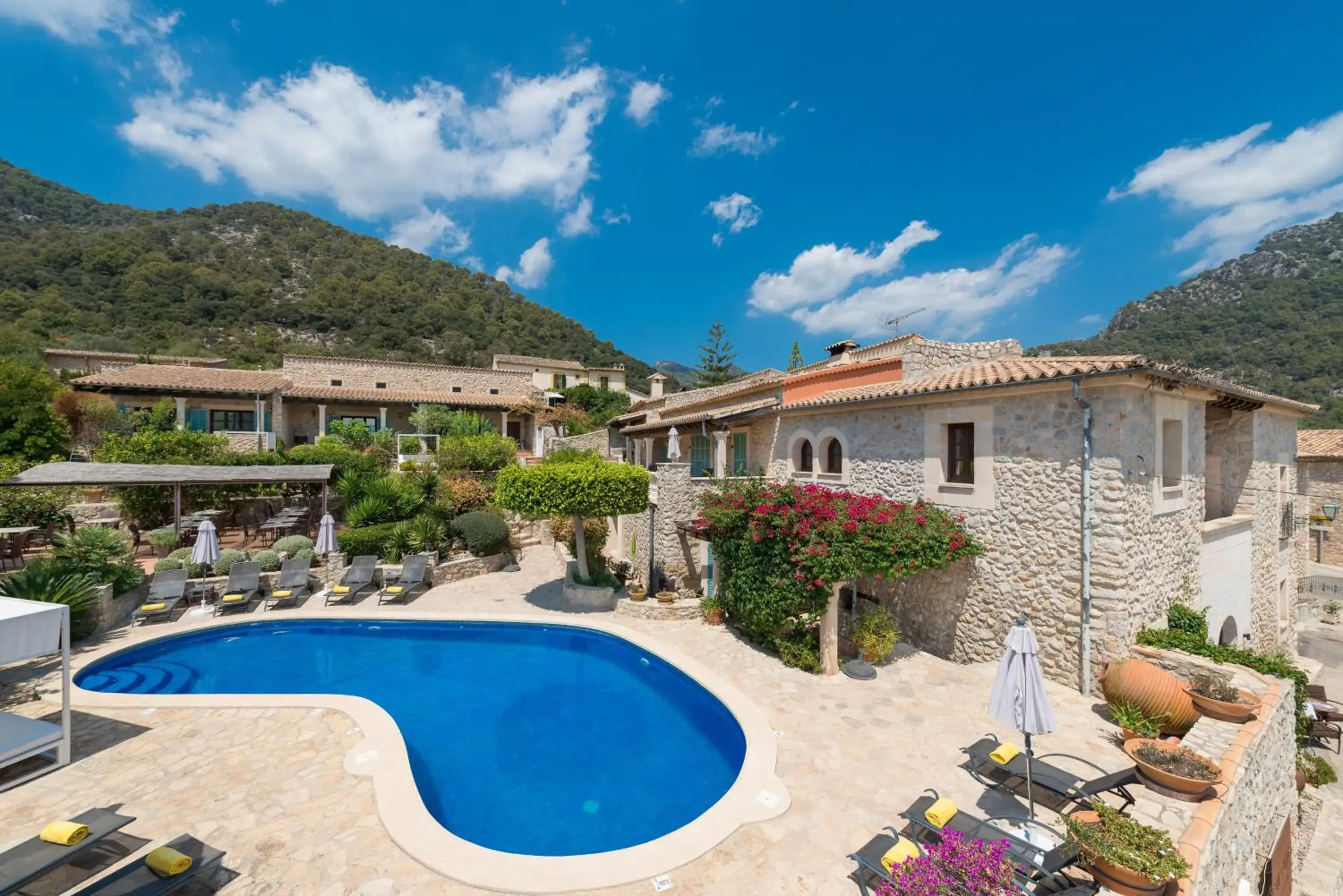 Pool view in New Can Furios Hotel by Can Calco Hotels Pool view in New Can Furios Hotel by Can Calco Hotels