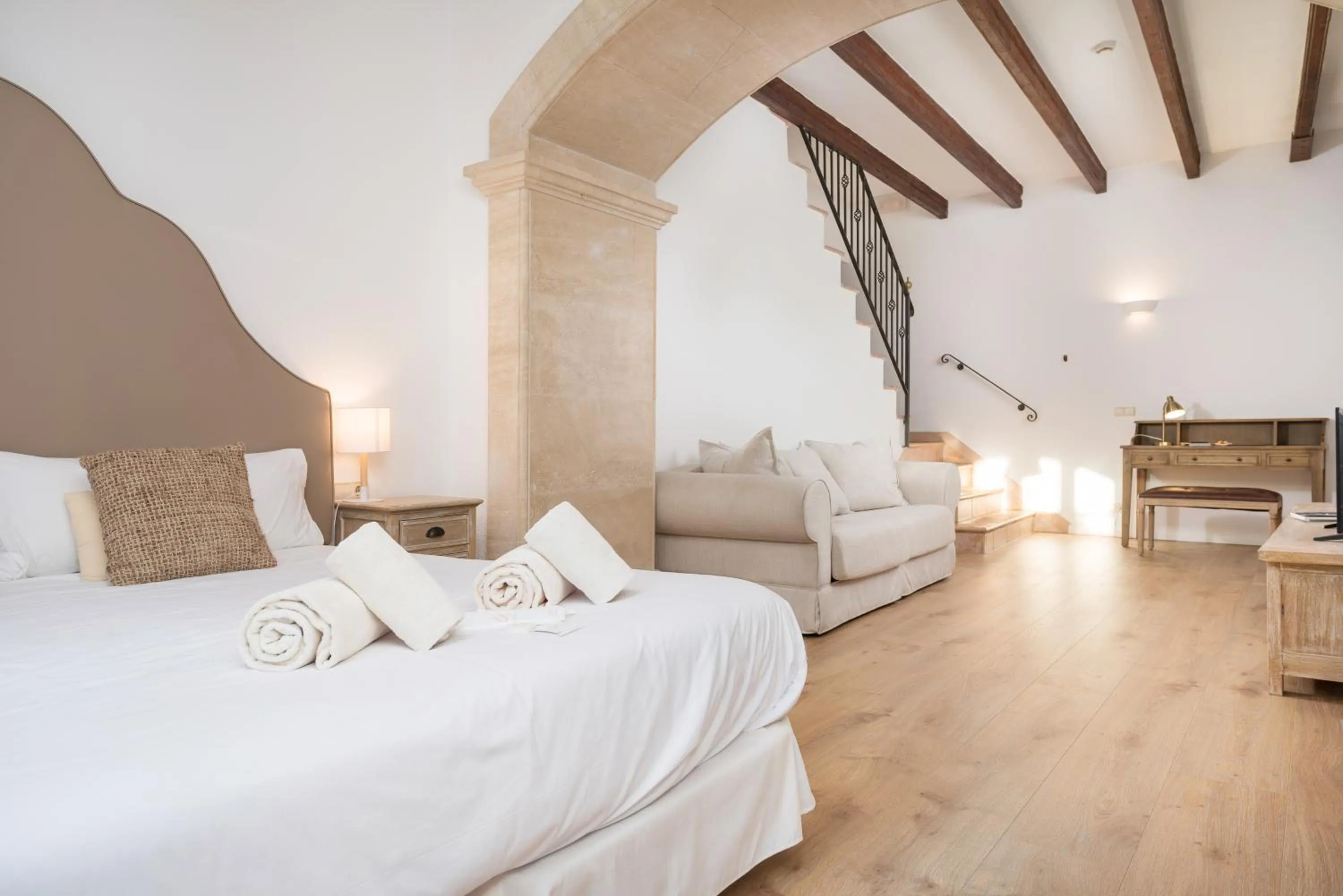 Bedroom, Bed in New Can Furios Hotel by Can Calco Hotels