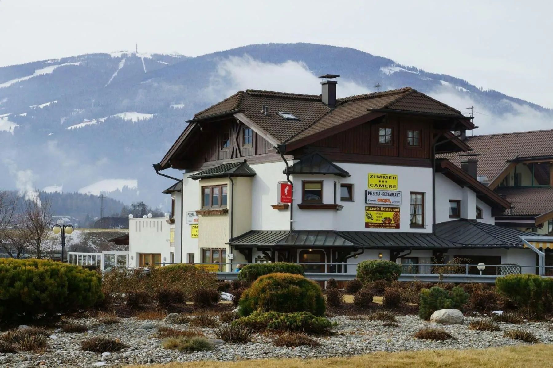 Property building in Pizzeria Restaurant Wieser
