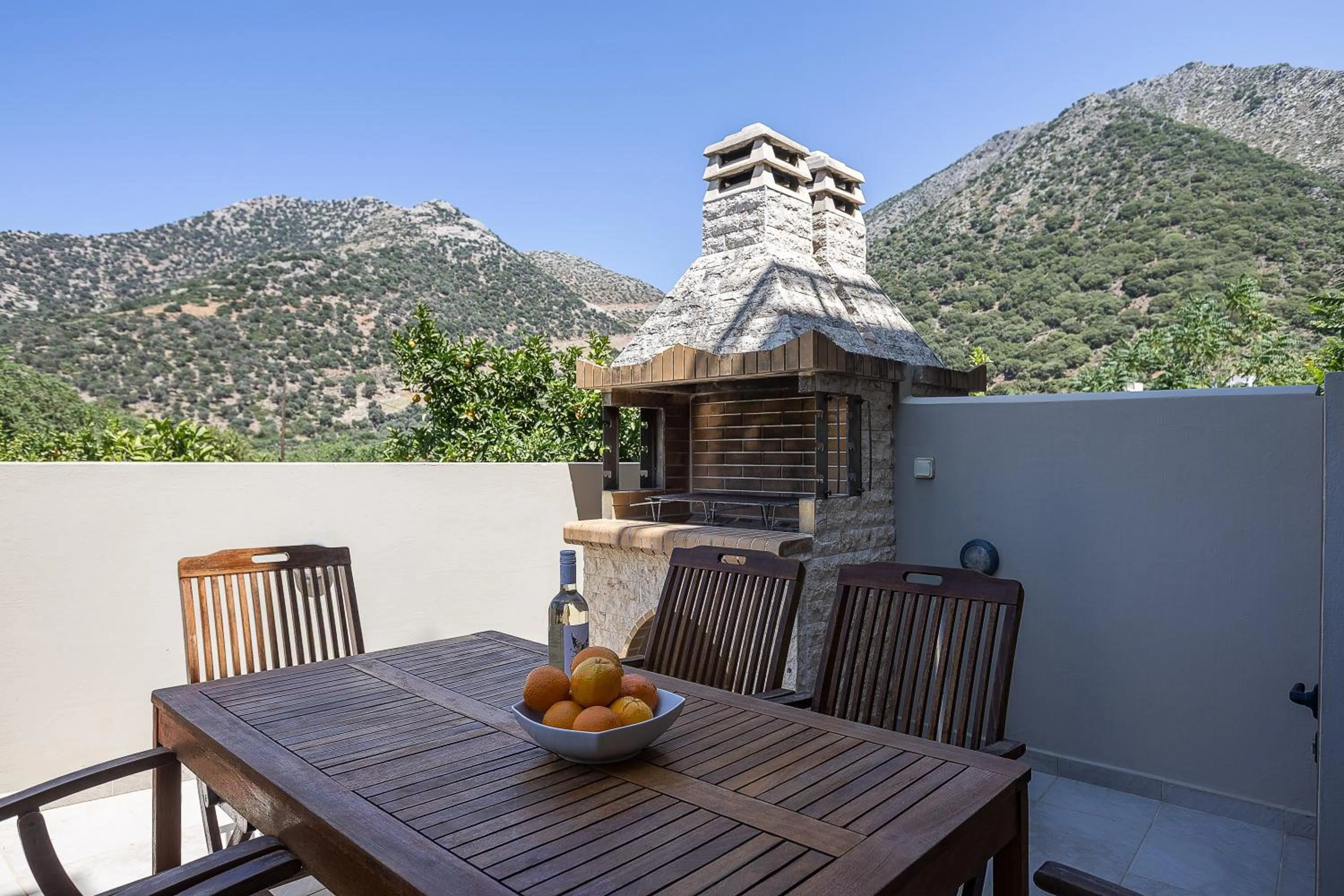 Patio in Pantheon Villas & Suites