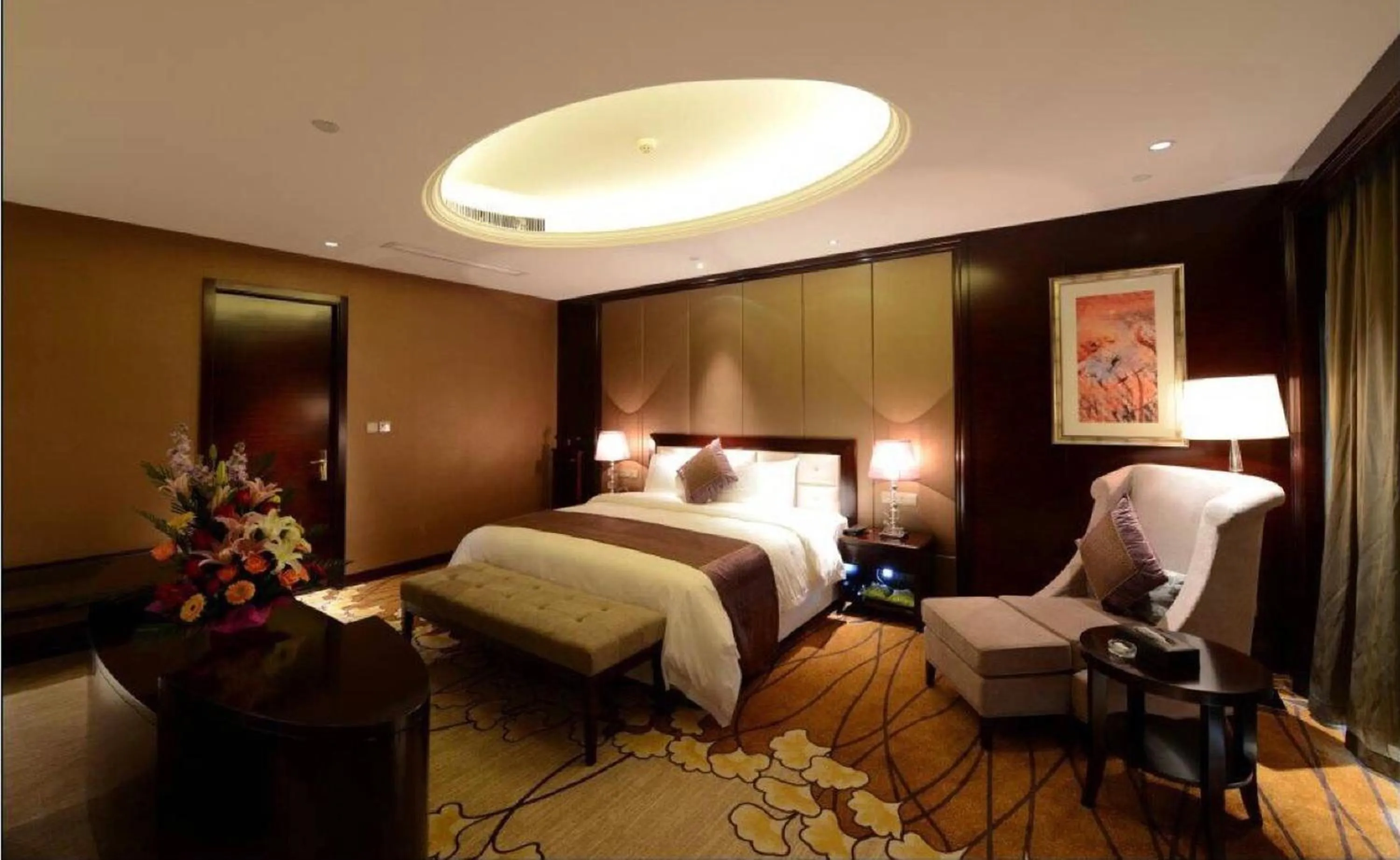 Bed in Jinling New Town Hotel Nanjing