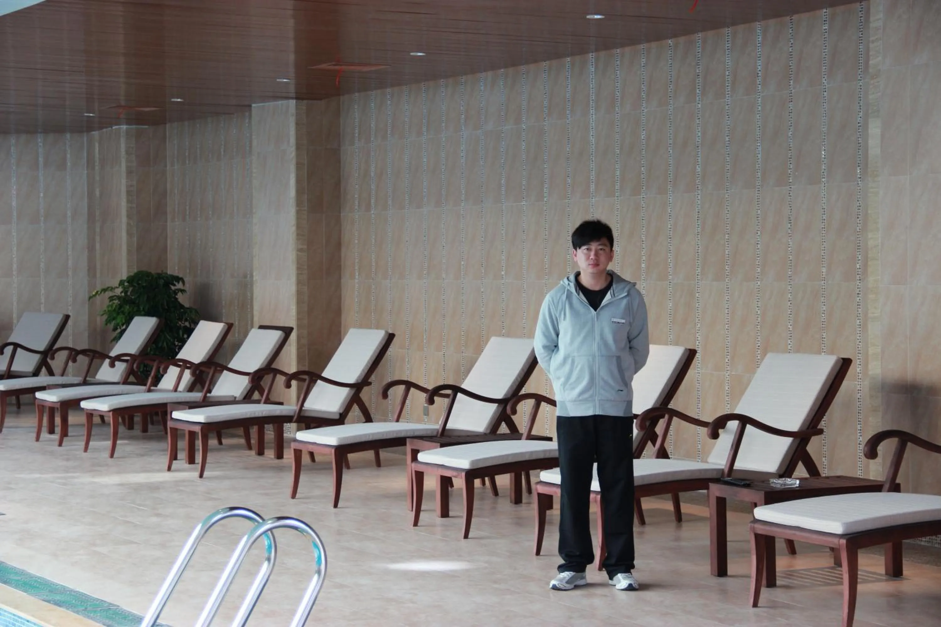 Swimming pool in Jinling New Town Hotel Nanjing