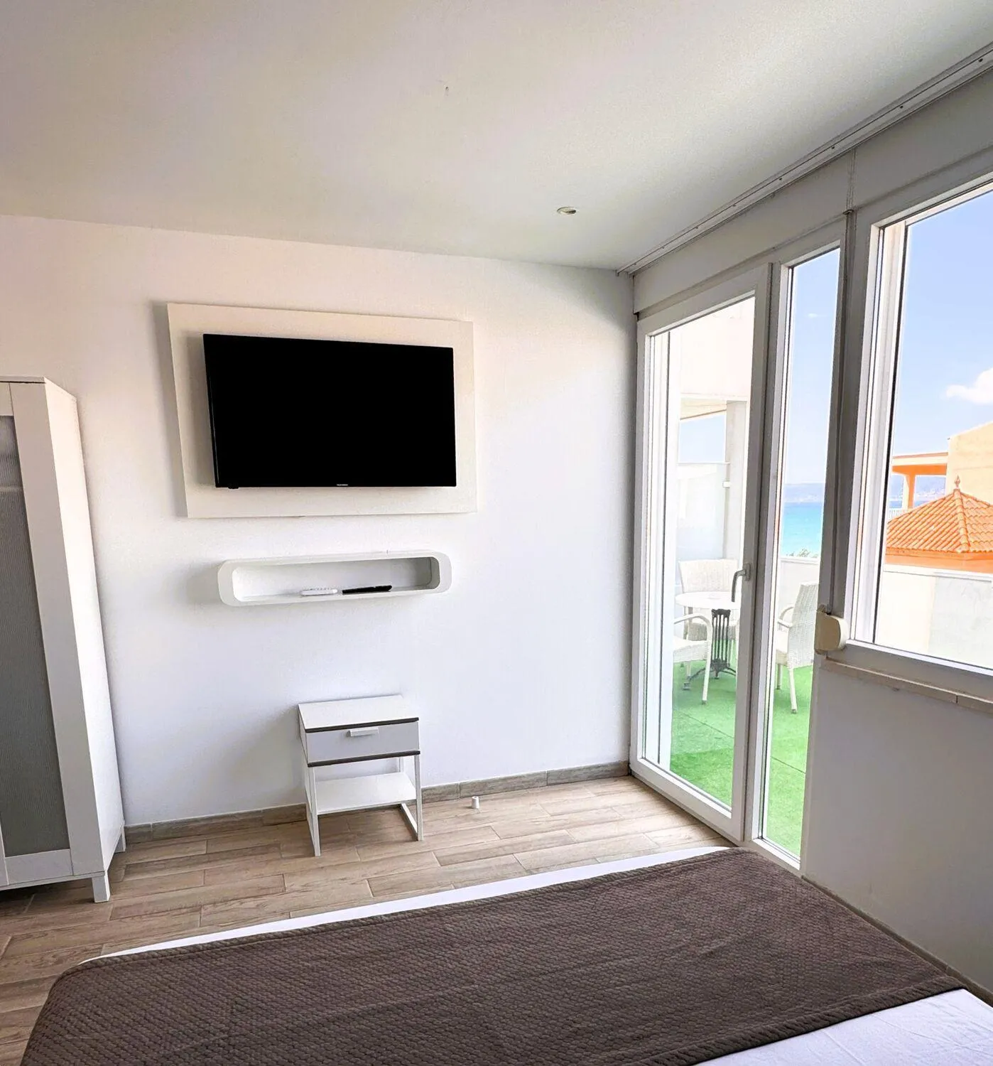 Bed in Q-Royal Skylounge