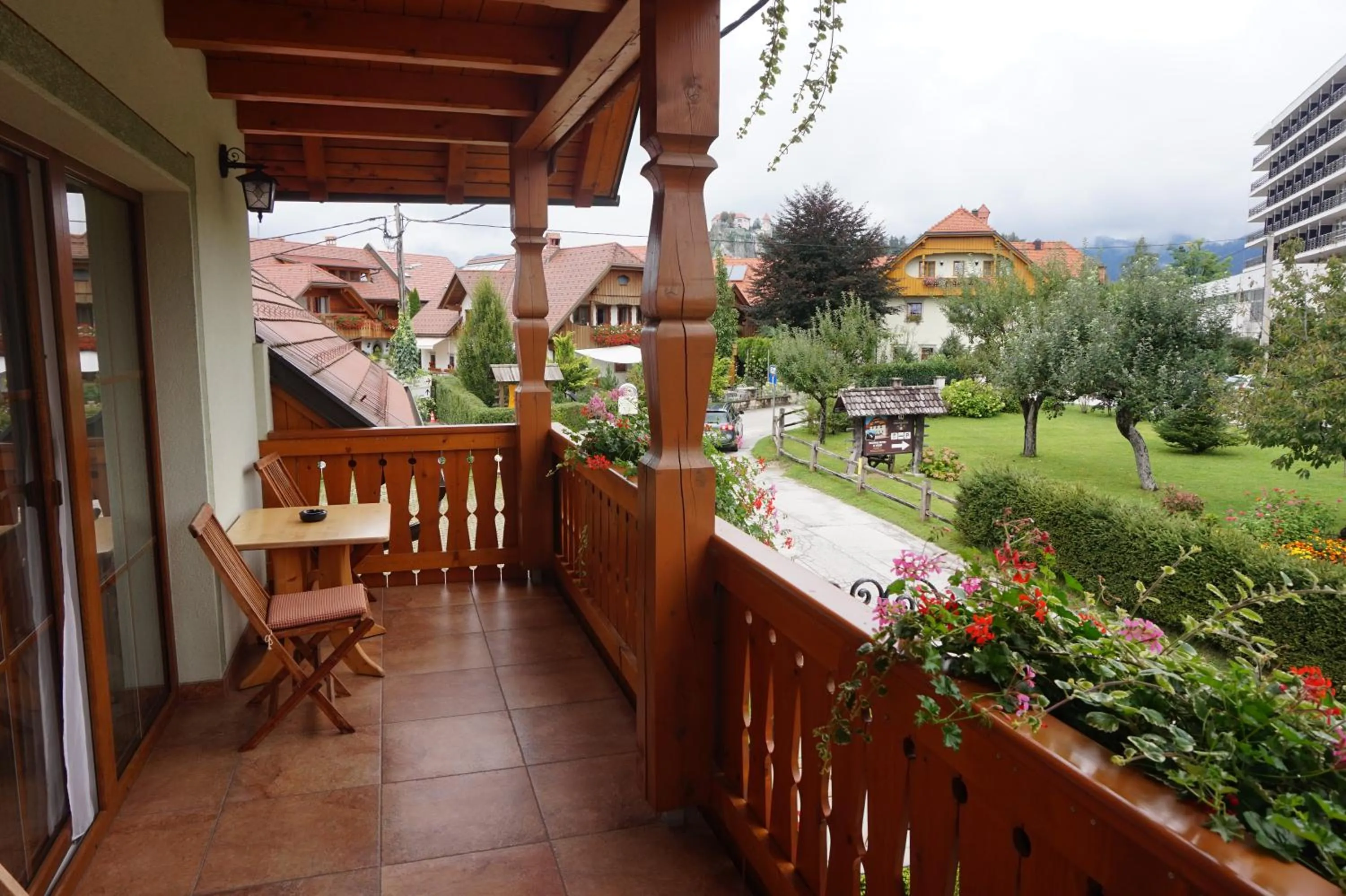Balcony/Terrace in Penzion Kaps
