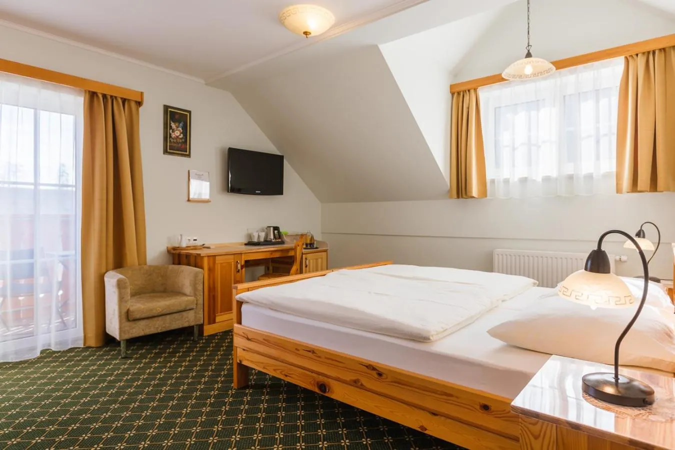 Bedroom, Bed in Penzion Kaps