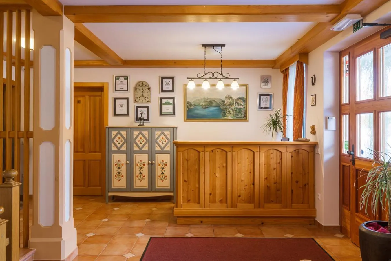 Lobby or reception in Penzion Kaps