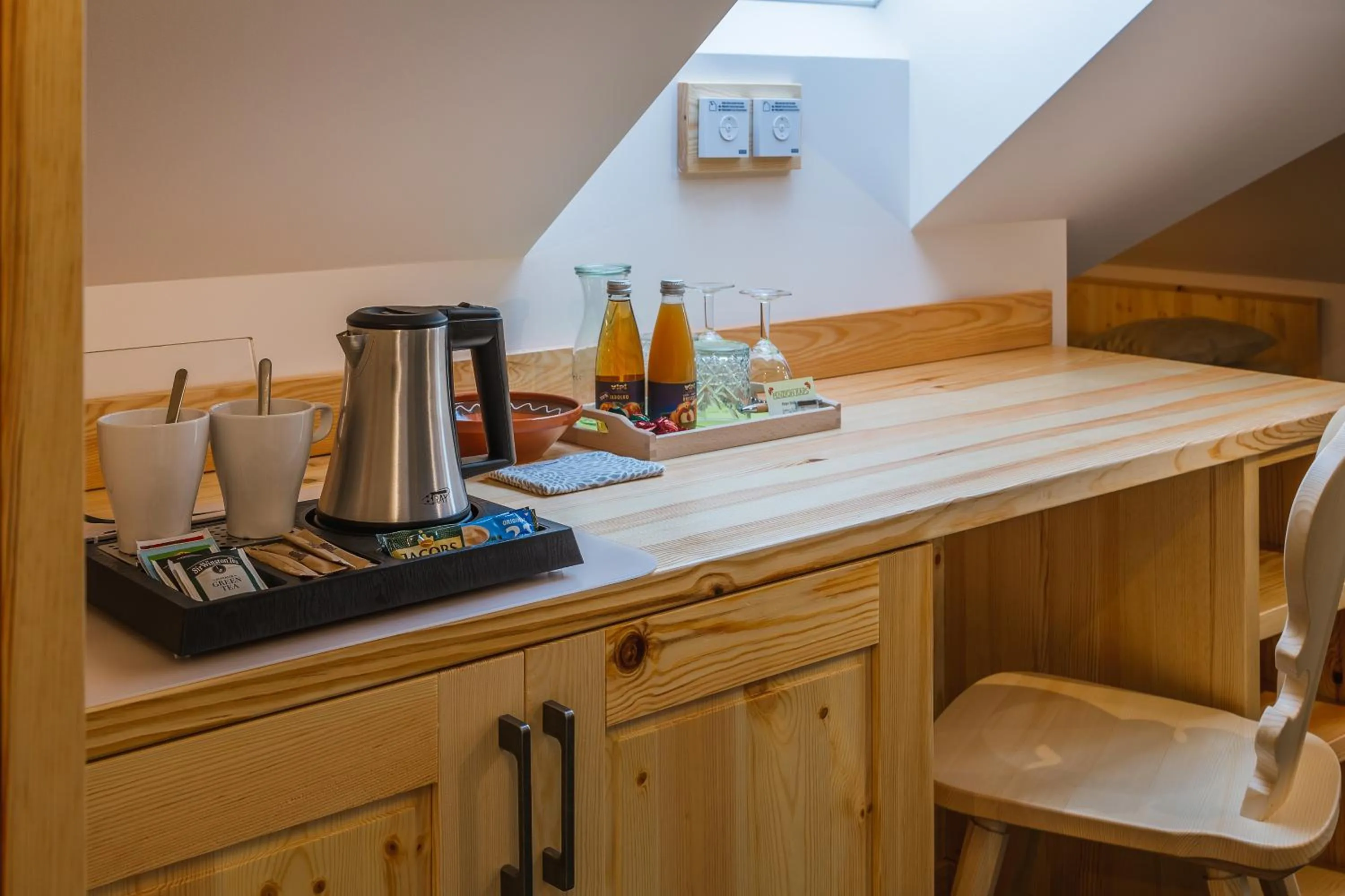 Coffee/tea facilities in Penzion Kaps