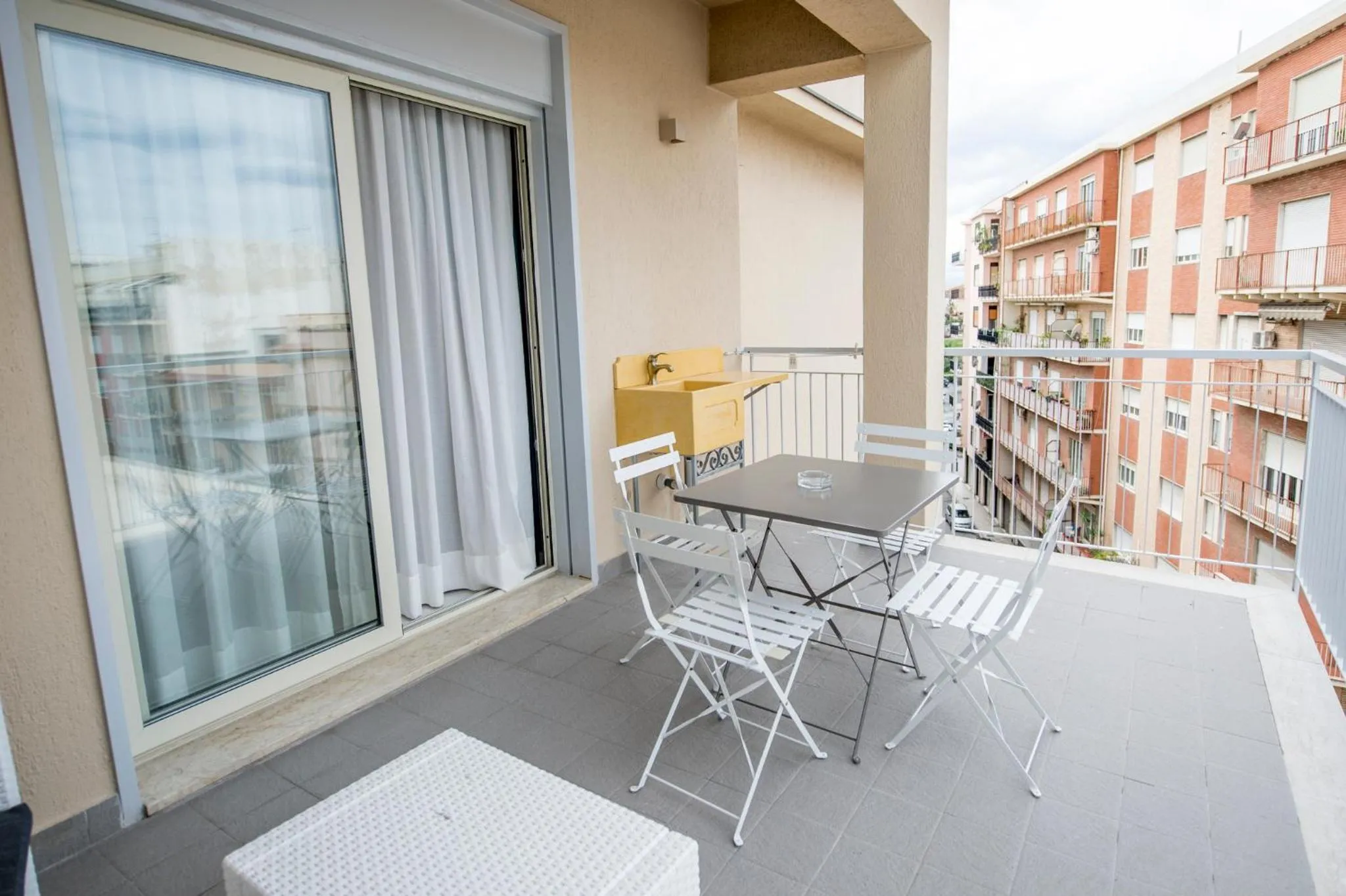 Balcony/Terrace in Milazzo Aeolian Sea Port B&B