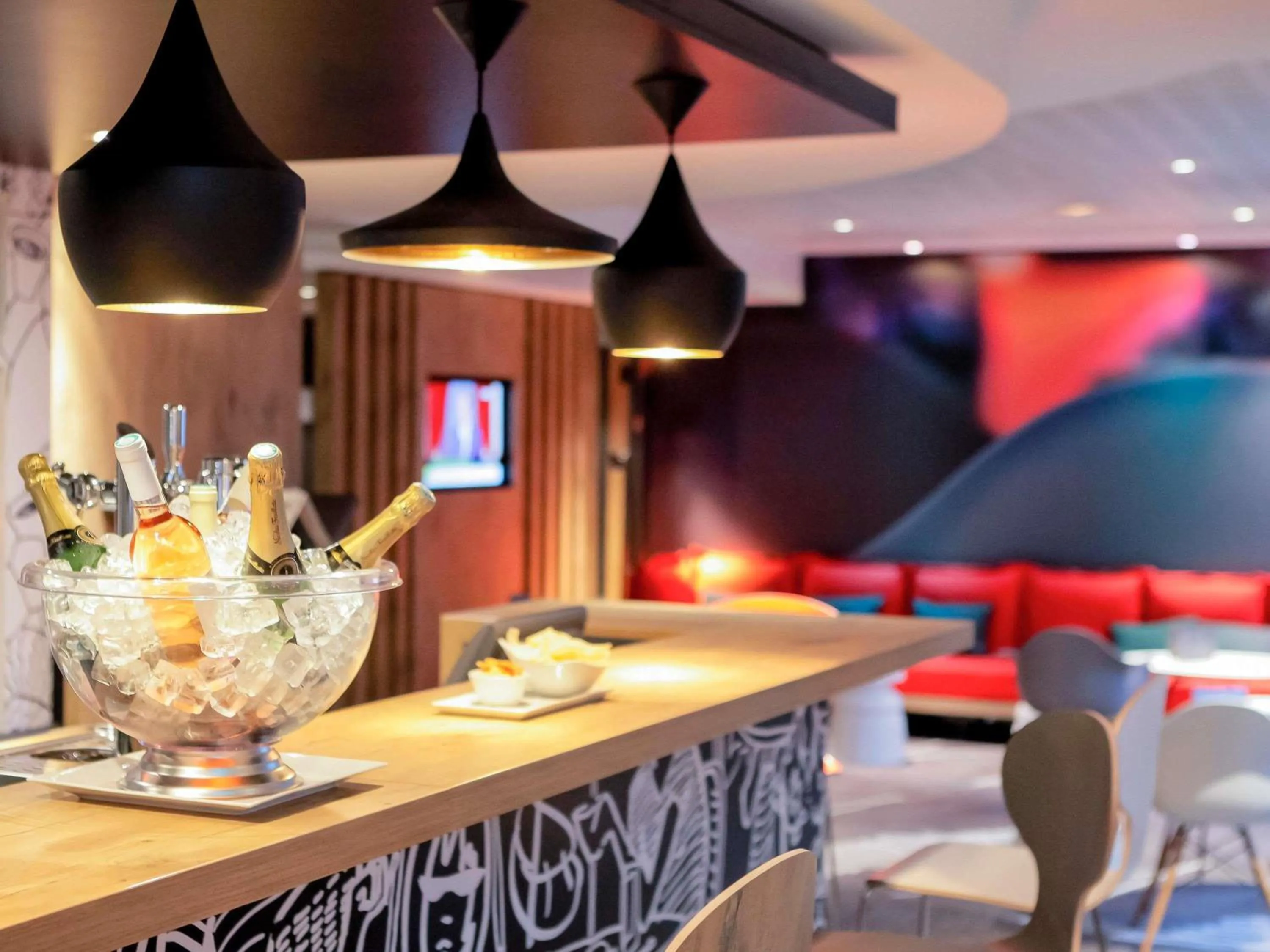 Lounge or bar in ibis Lyon Gare Part Dieu