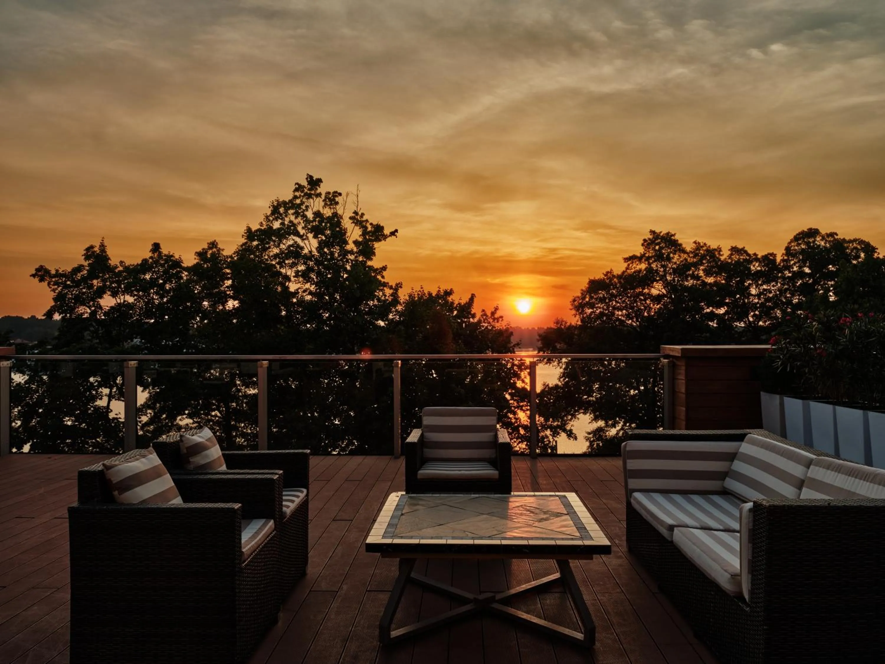 Lake view in GrandHotel Tiffi