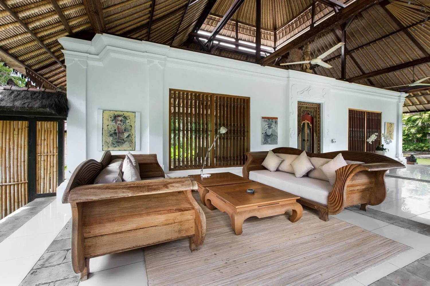 Living room in Villa Wantilan Putih