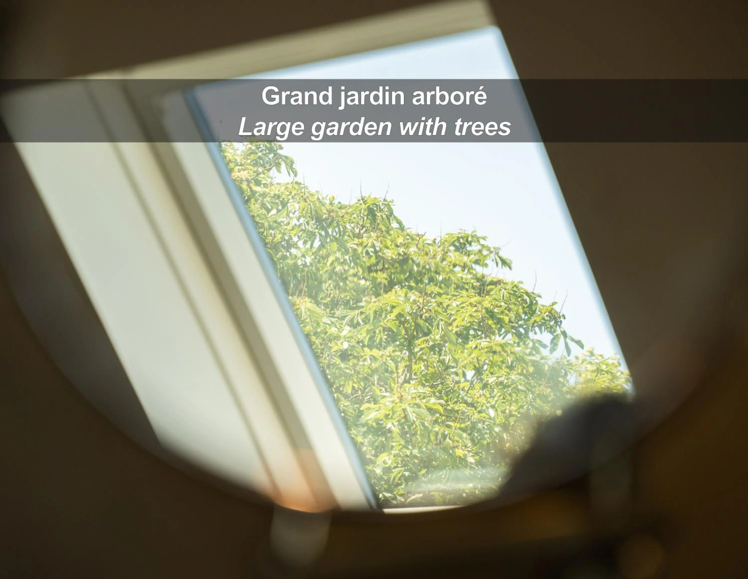 Garden in La Ferme de Bourran