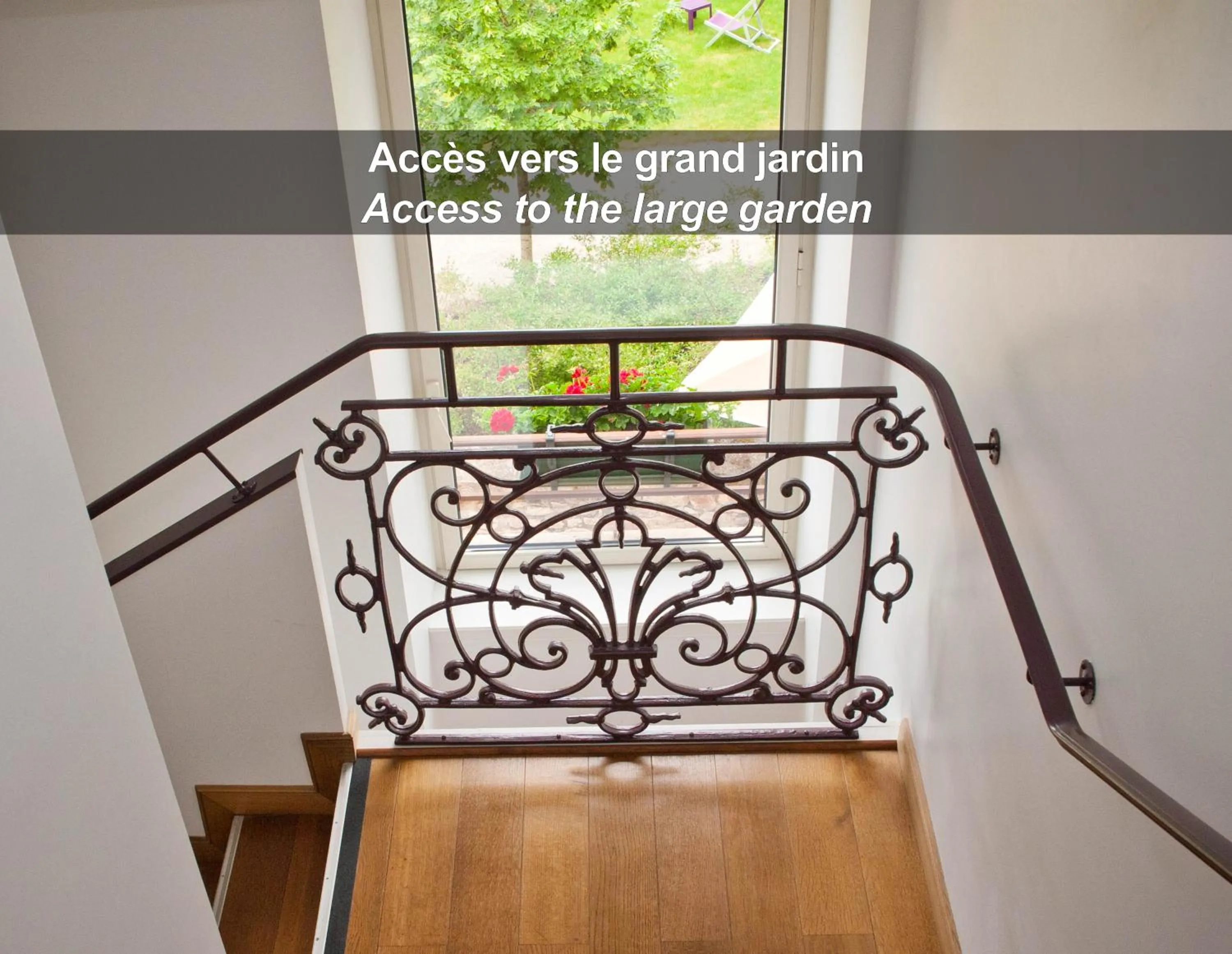 Garden in La Ferme de Bourran