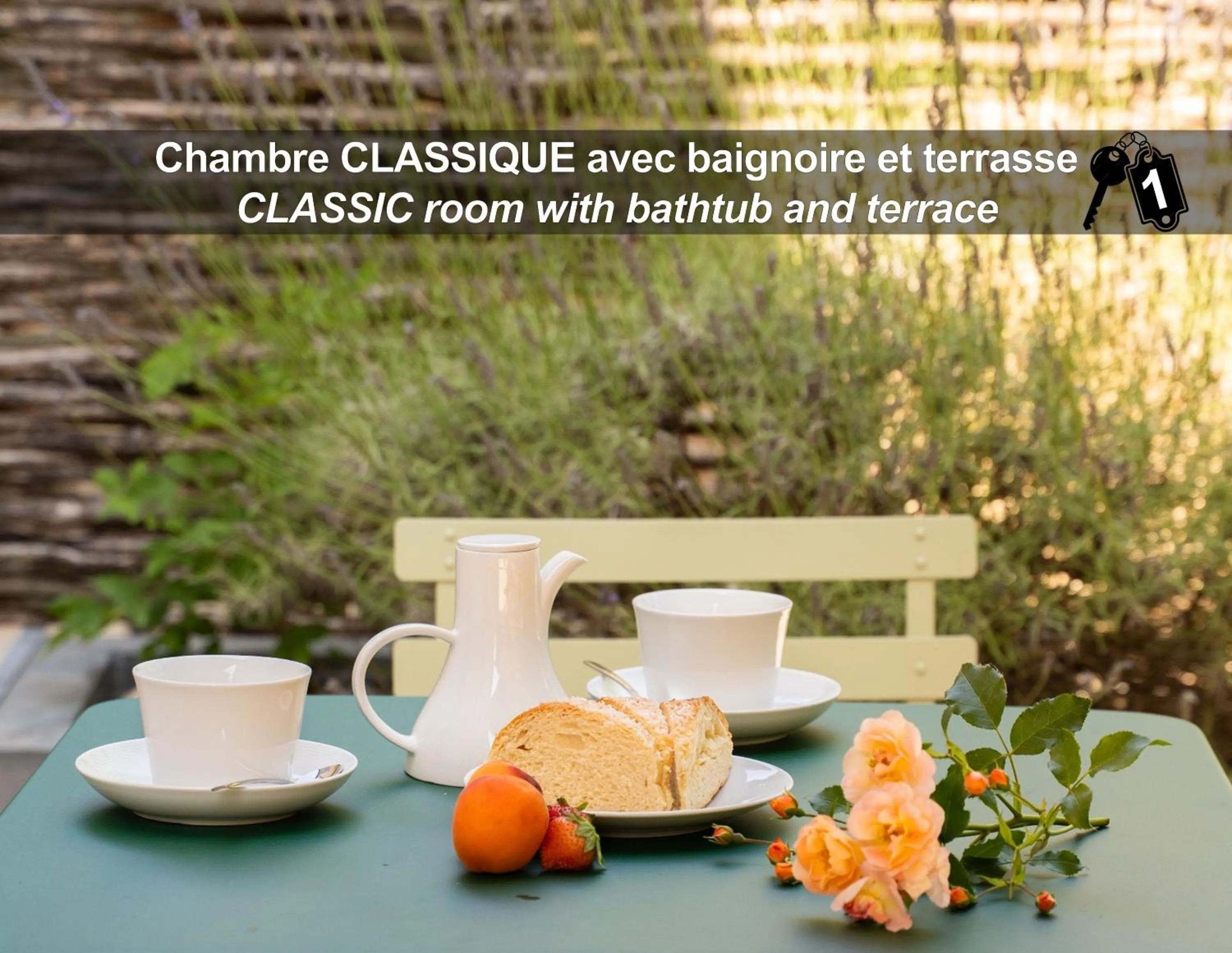 Patio in La Ferme de Bourran