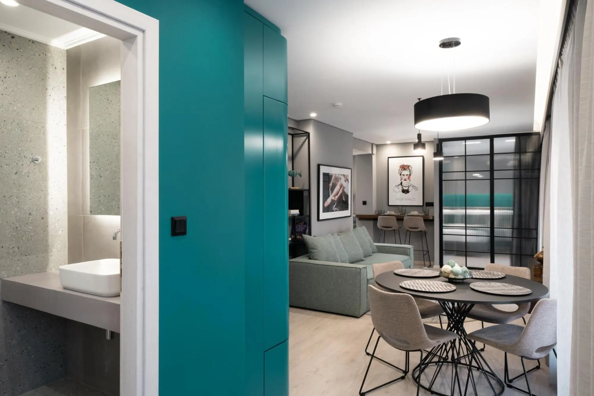 Bathroom in Evripidou Suites