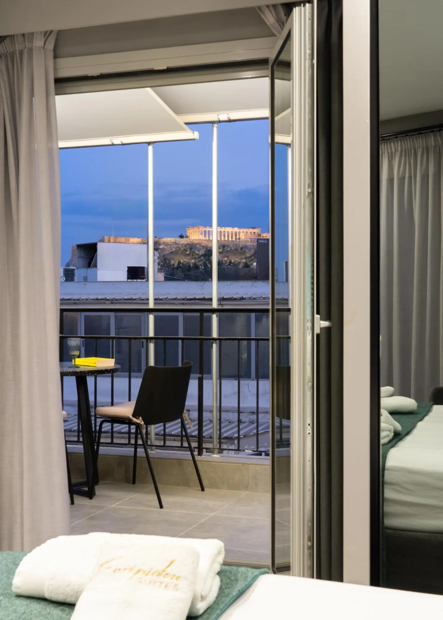 Bed in Evripidou Suites