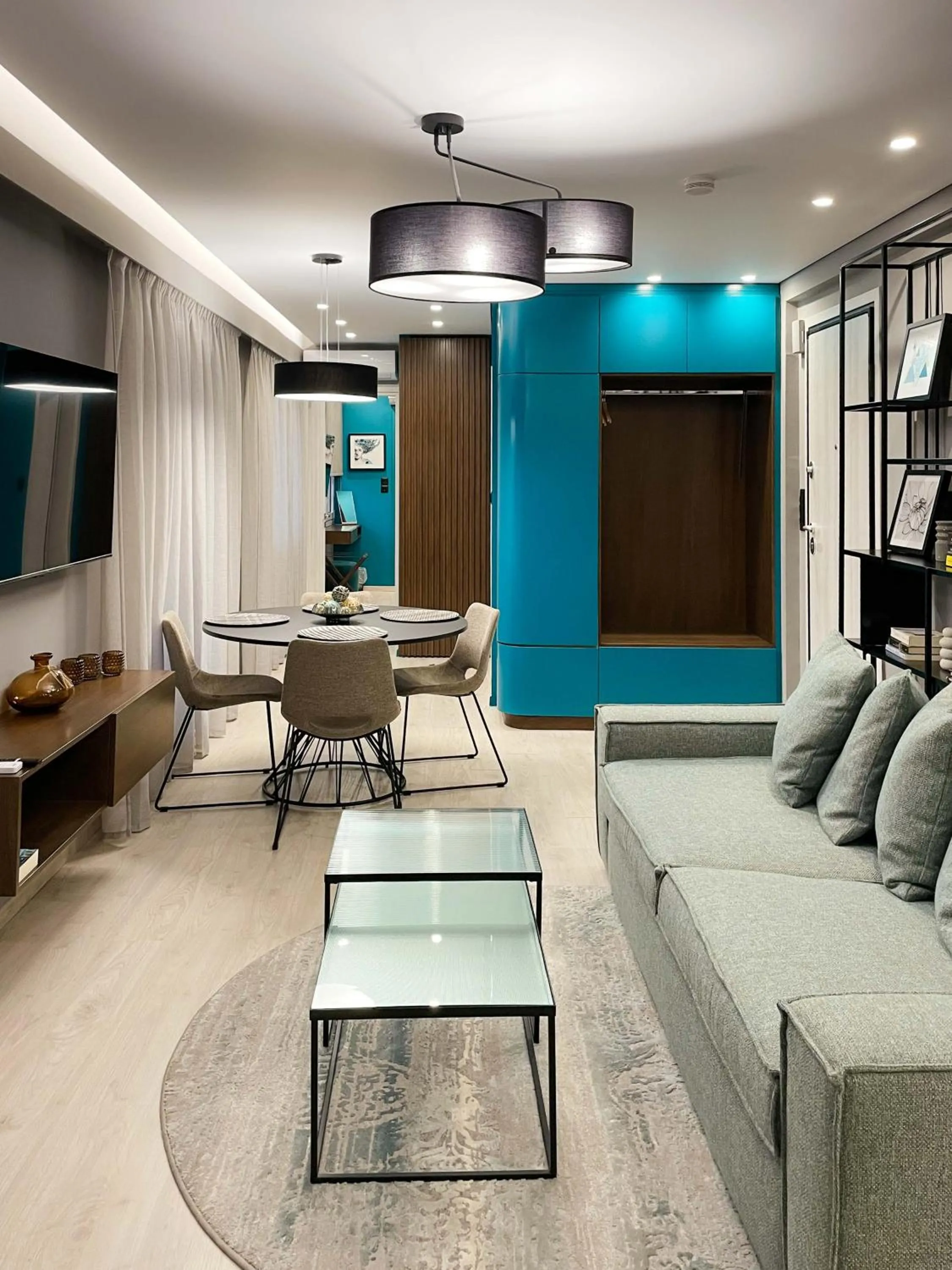 Living room in Evripidou Suites