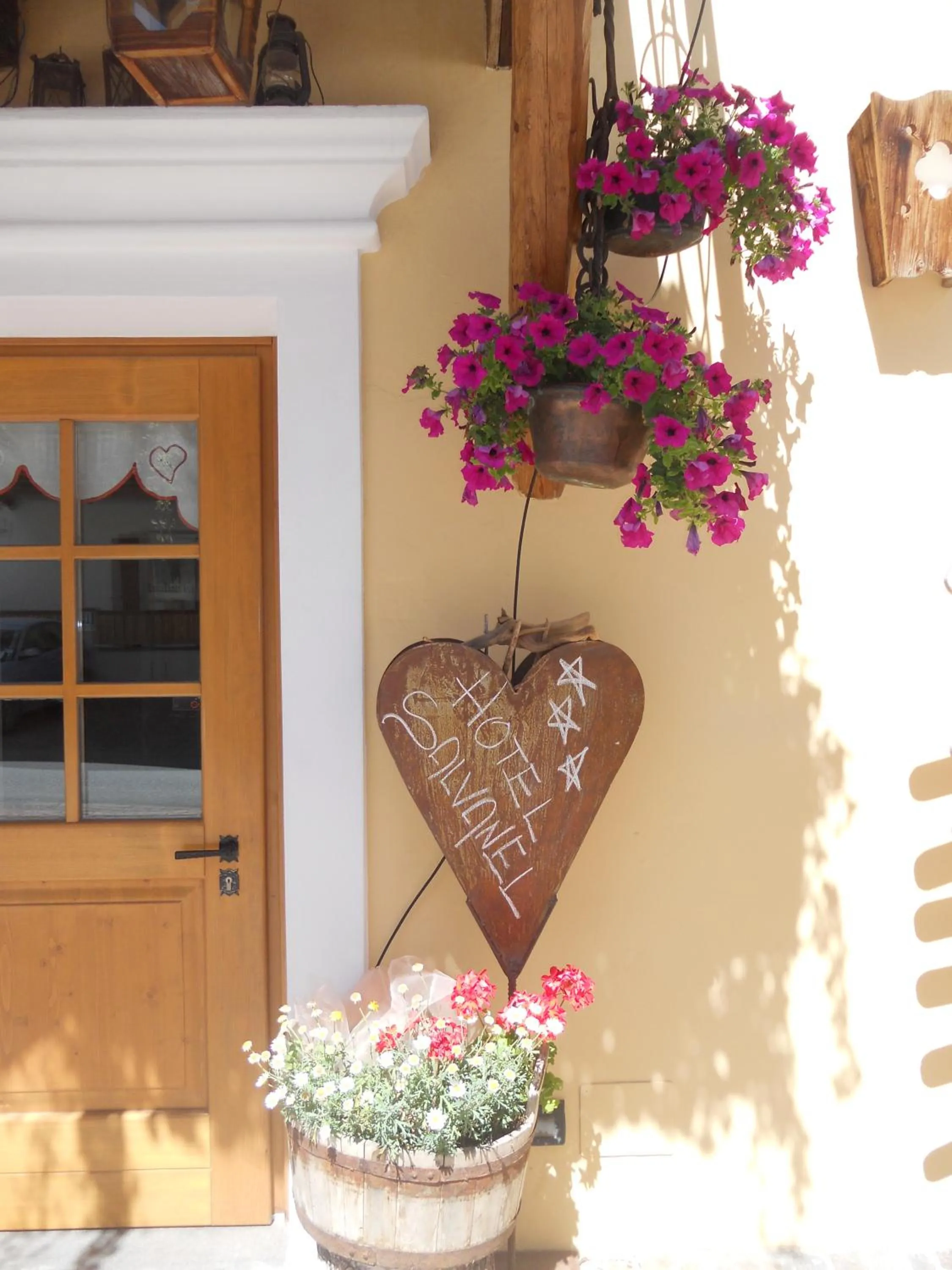 Garden view in Hotel Garnì Salvanel
