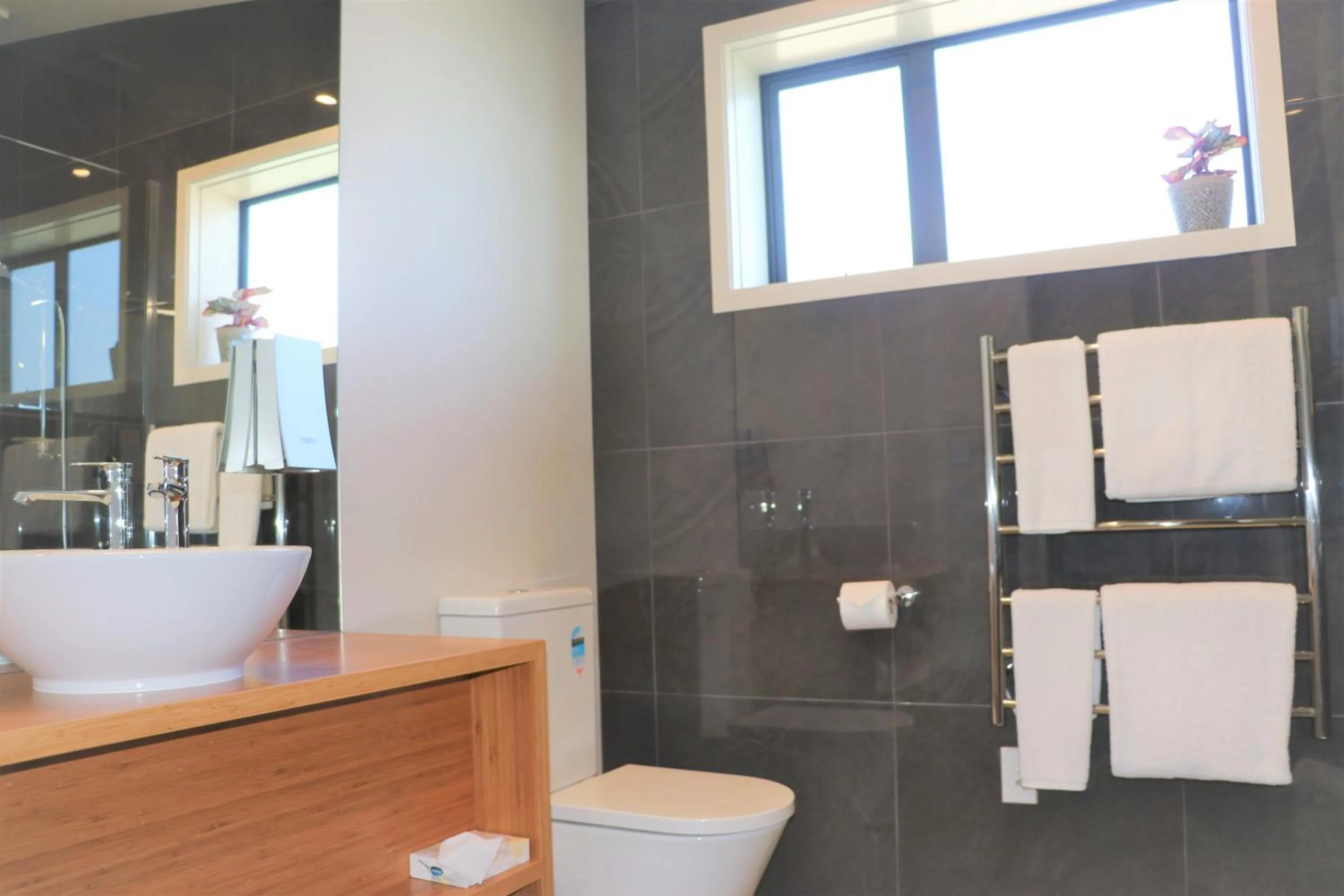 Shower in Chalets at Okurukuru